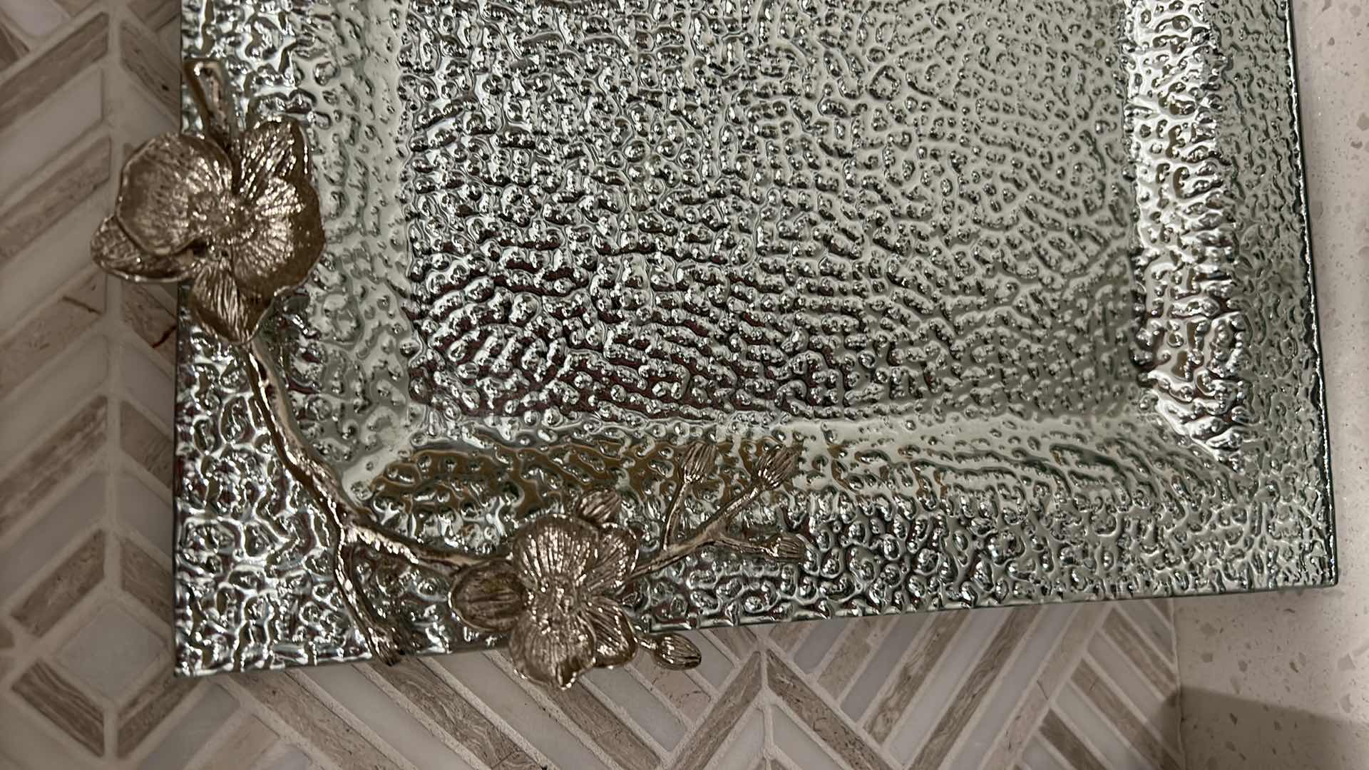 Photo 1 of SILVER TRAY 17 1/4” x 11 1/2”