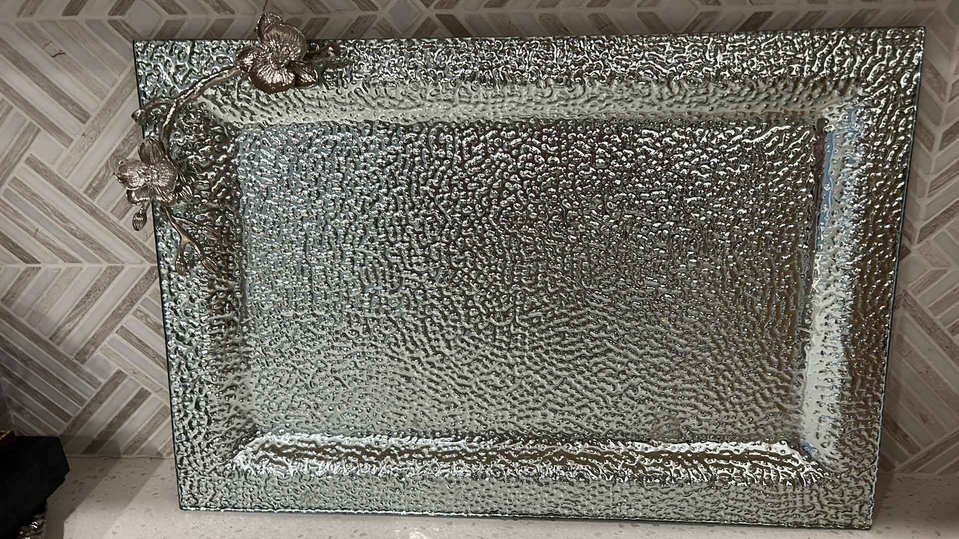 Photo 4 of SILVER TRAY 17 1/4” x 11 1/2”