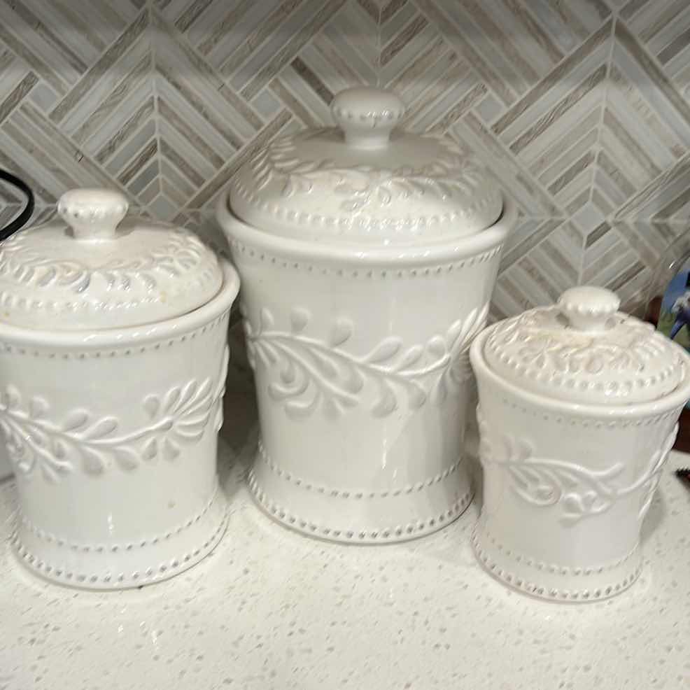 Photo 1 of 3 PC CANISTER SET