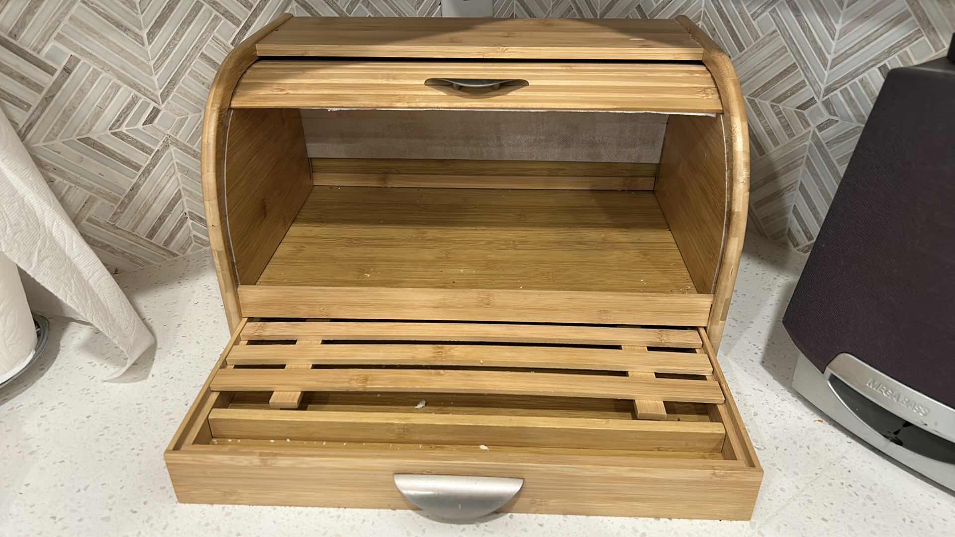 Photo 1 of BREAD BOX AND KNIFE DRAWER