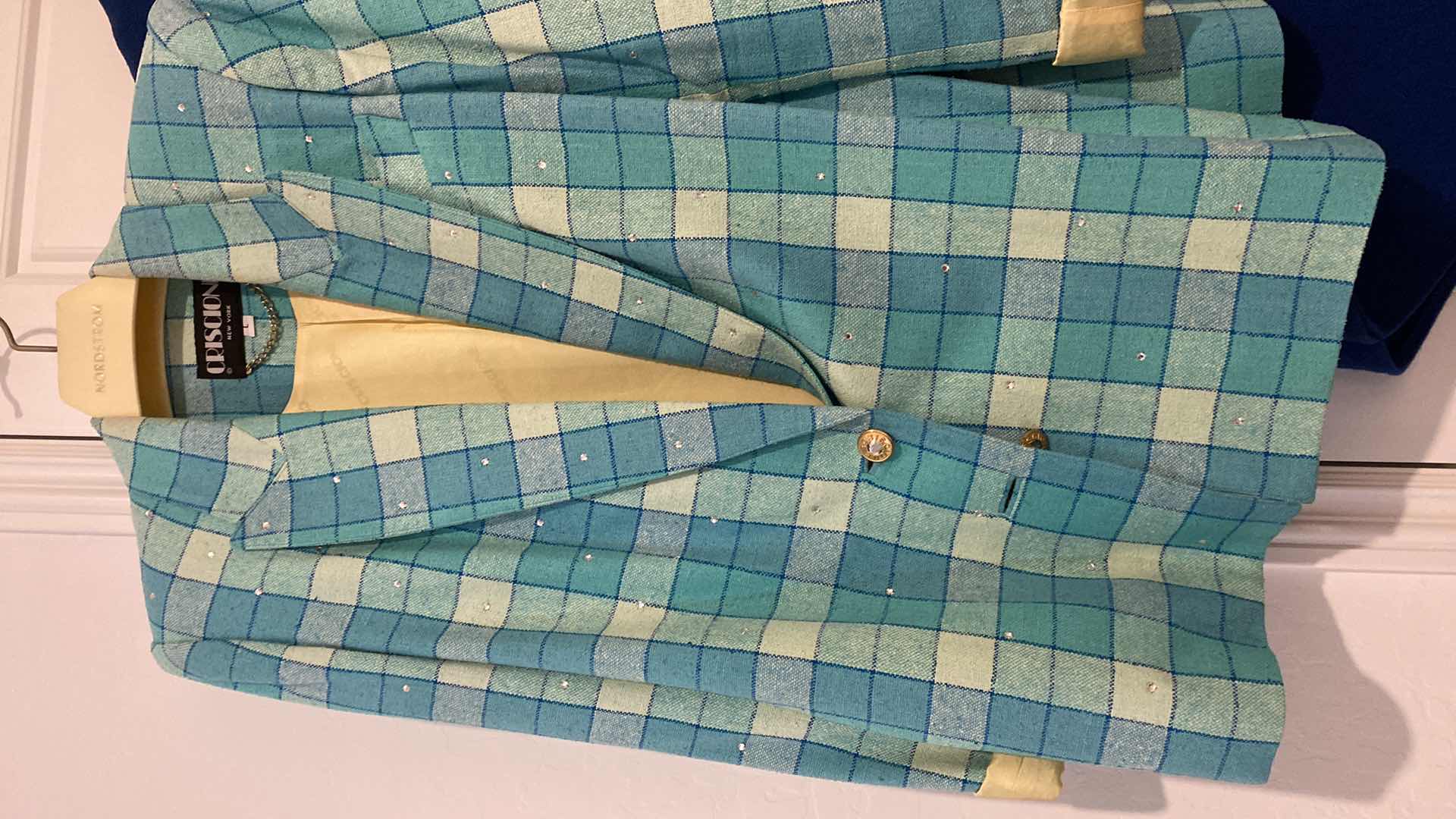 Photo 1 of 3 WOMENS SIZE LARGE, 16 AND XL JACKETS AND BLUE WOOL CAPE WITH HOOD