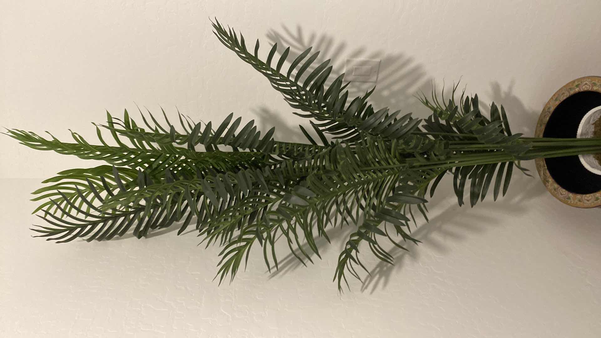 Photo 3 of FISH BOWL 16 1/2” x 20” INCLUDING STAND, FAUX PALM 76”