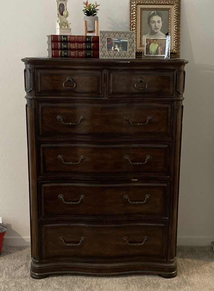 Photo 1 of BERNHARDT 6 DRAWER CHEST WITH DOVETAIL CONSTRUCTION 42“ x 20“ H 60” - contents and decor, not included