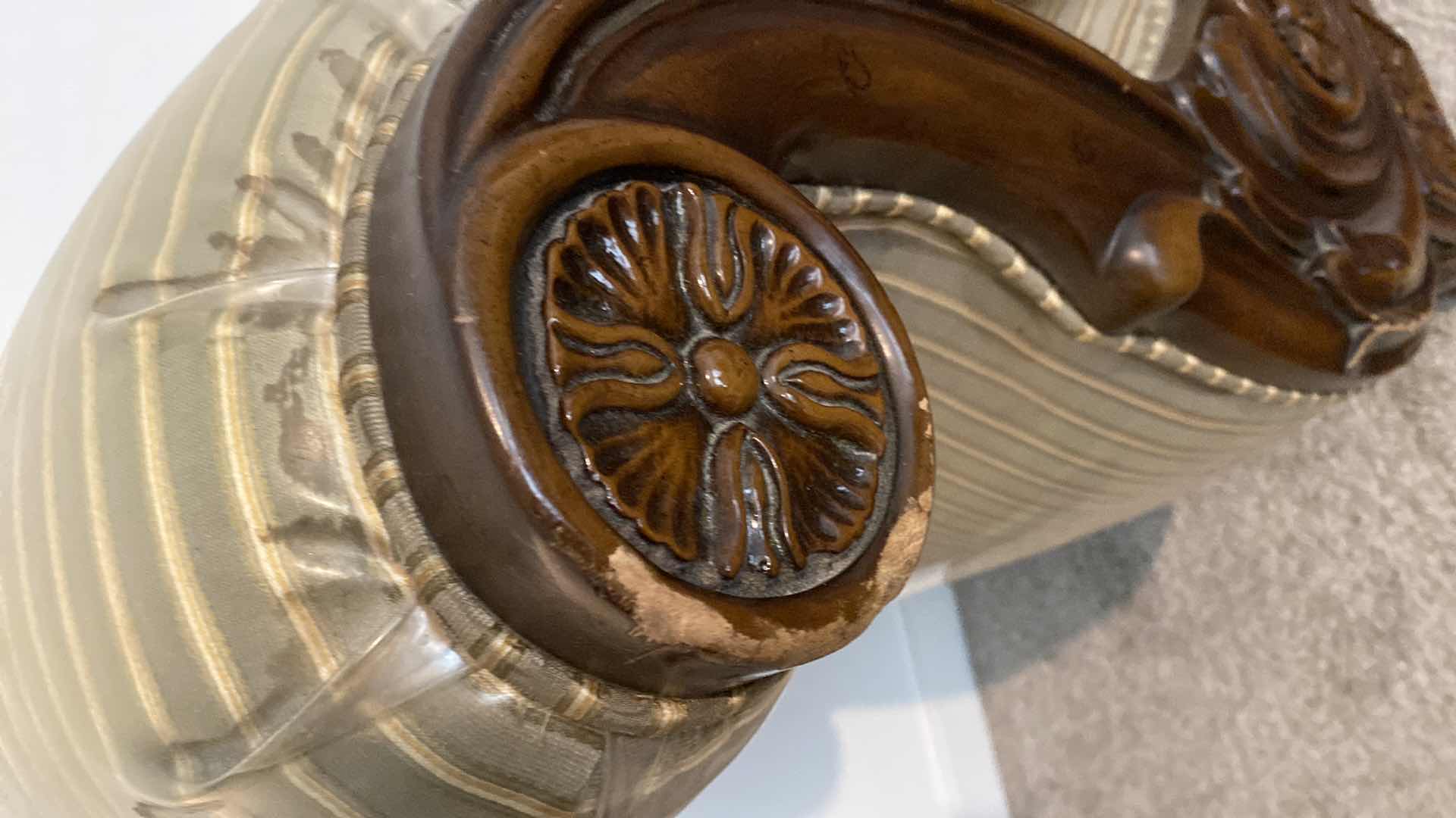 Photo 1 of ORNATE UPHOLSTERY BENCH 69“ x 21“ H 34”