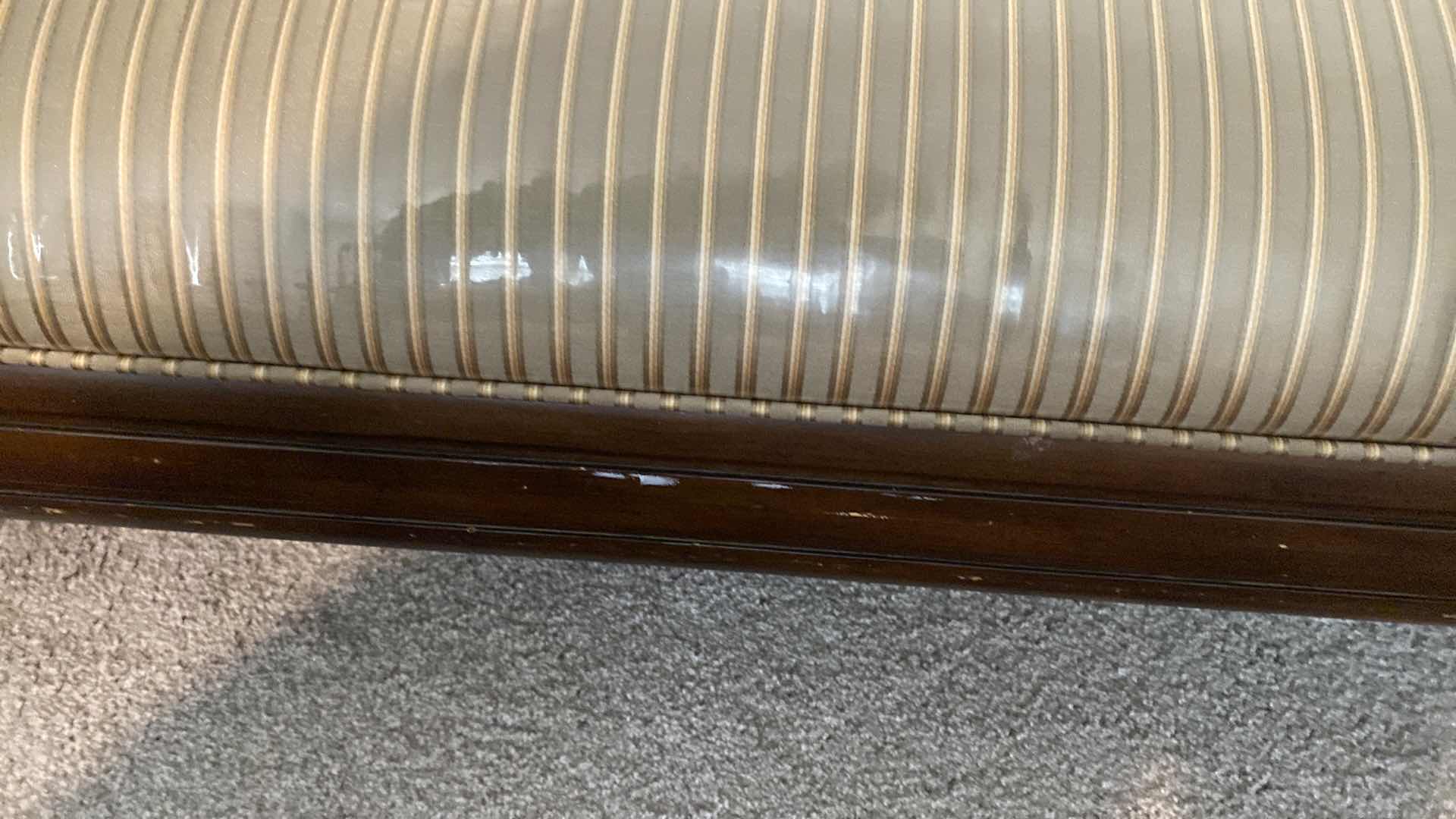 Photo 1 of ORNATE UPHOLSTERY BENCH 69“ x 21“ H 34”