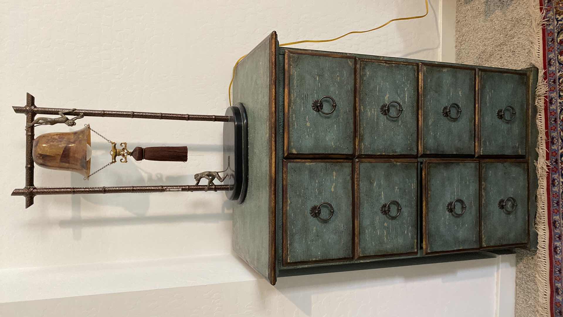 Photo 1 of HOOKER 8 DRAWER CHEST 25” x 16” H 38” does not include contents or decor on top of chest