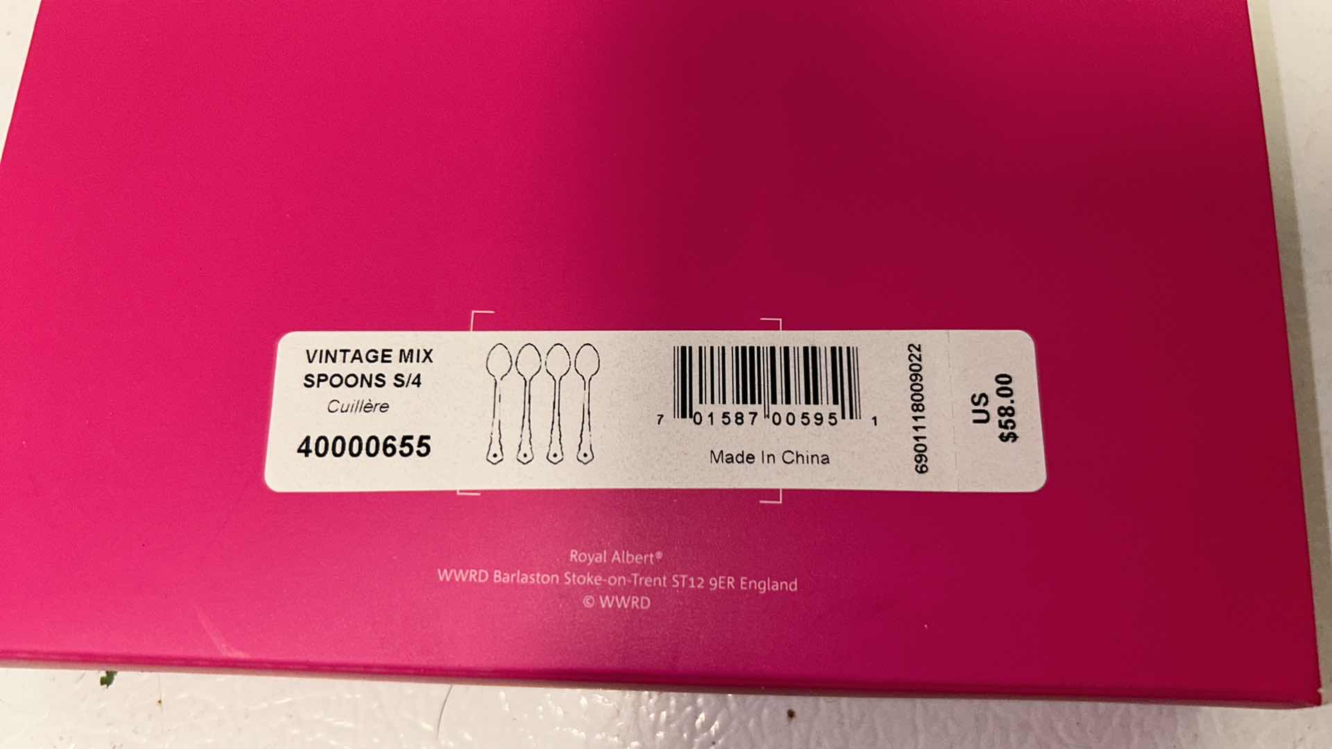 Photo 3 of $58 ROYAL ALBERT VINTAGE MIX TEASPOONS