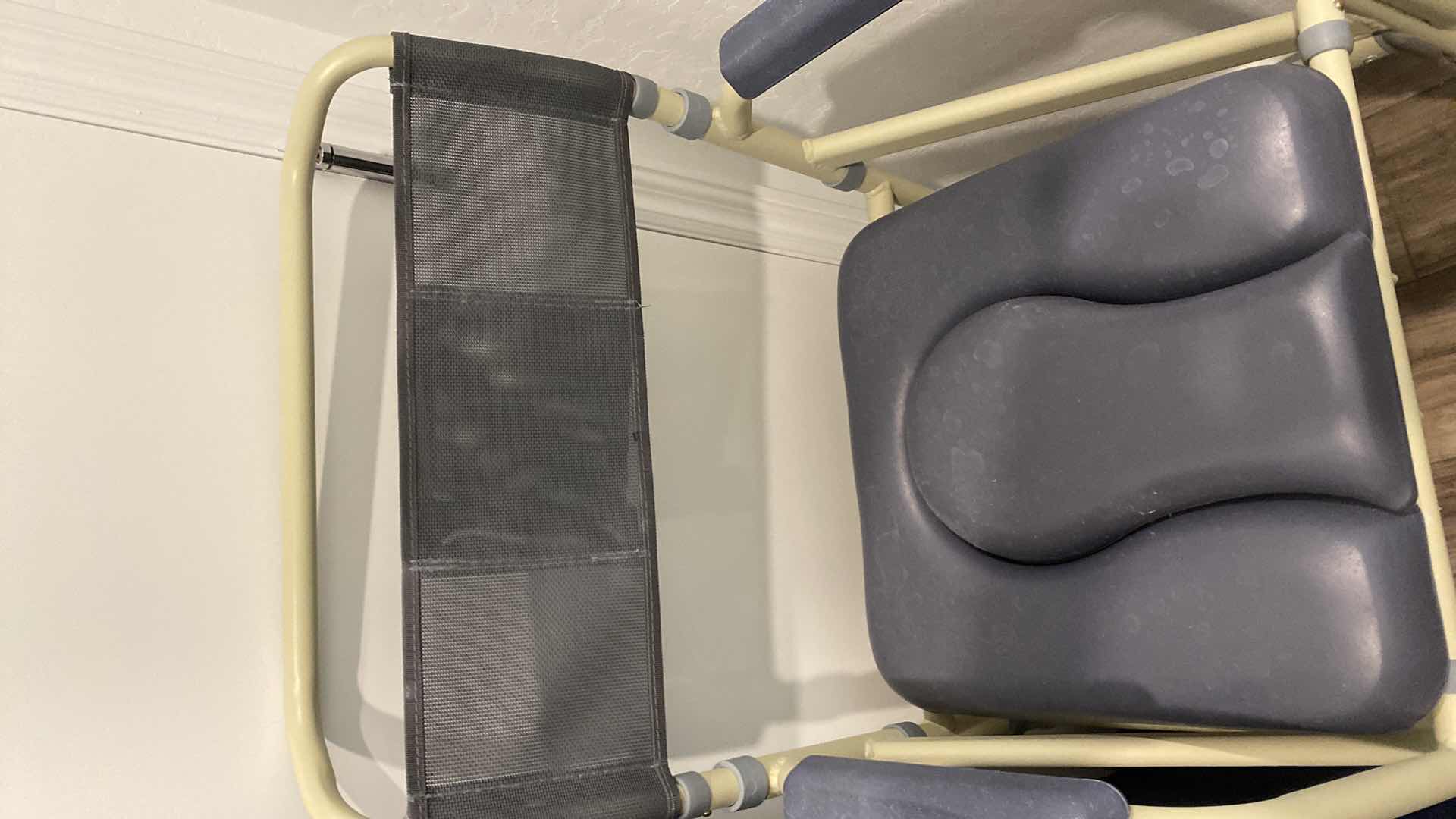 Photo 1 of SINGLE SIZE HOSPITAL BED MATTRESS AND SHOWER CHAIR- UNTESTED