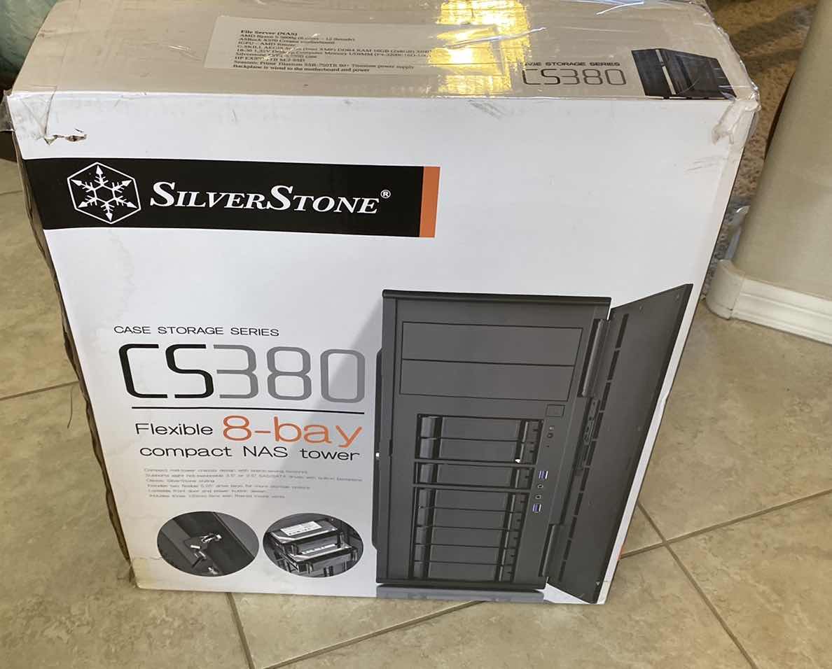 Photo 1 of FILE SERVER (NAS) WITH SILVERSTONE SST-CS380B CASE