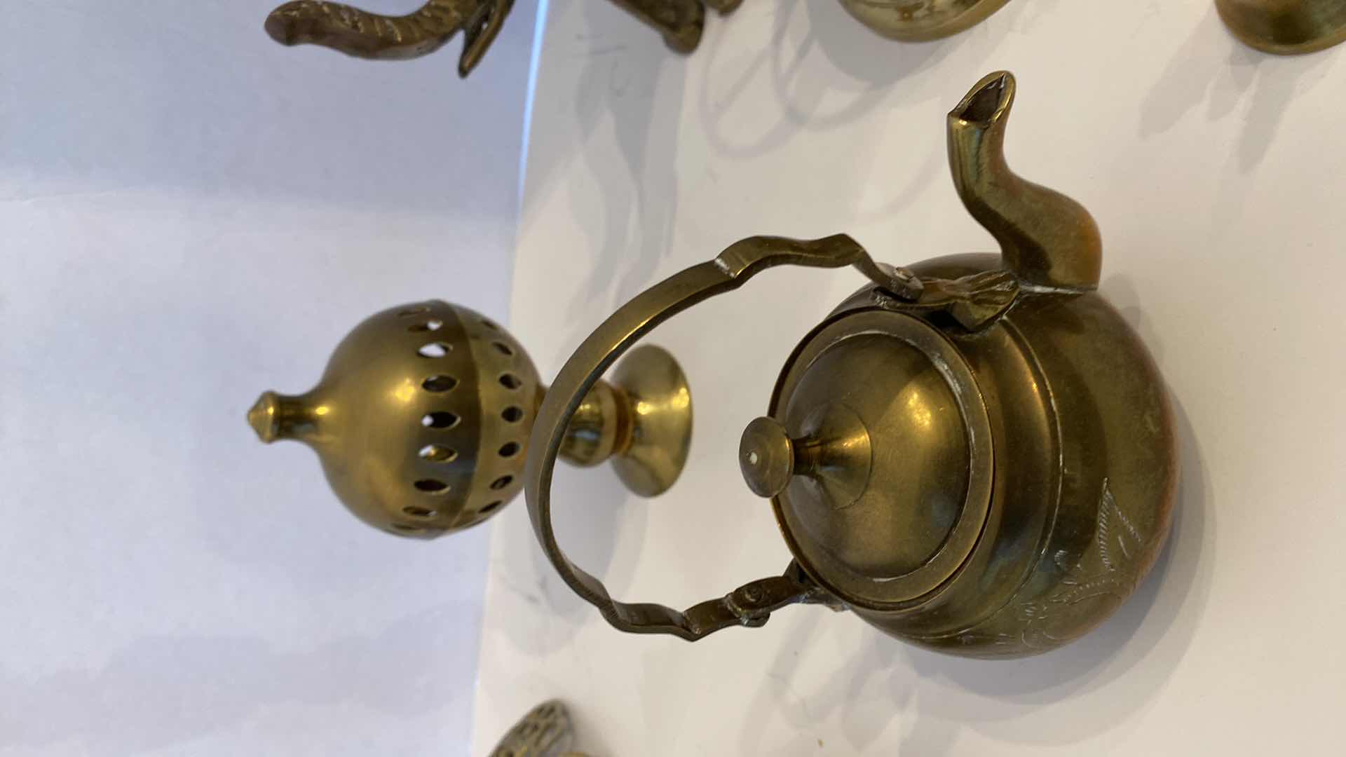 Photo 1 of 8 PIECES MIXED METALS HOME DECOR