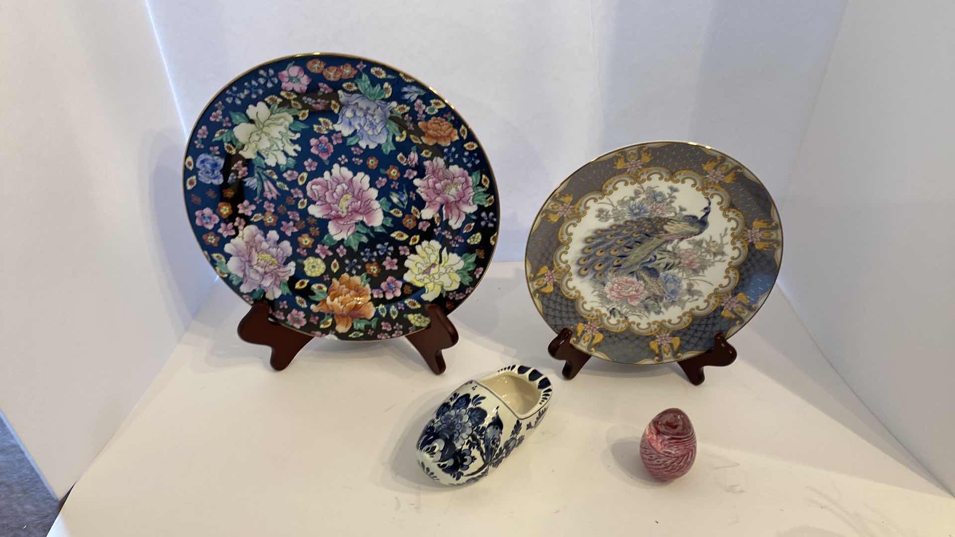 Photo 2 of 6 PIECE HOME DECOR PLATES PORCELAIN DOLL SHOE AND MORE