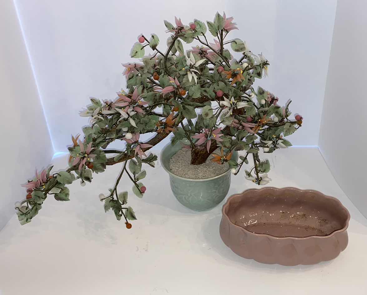 Photo 1 of FAUX TREE 19“ x 14“ AND VASE