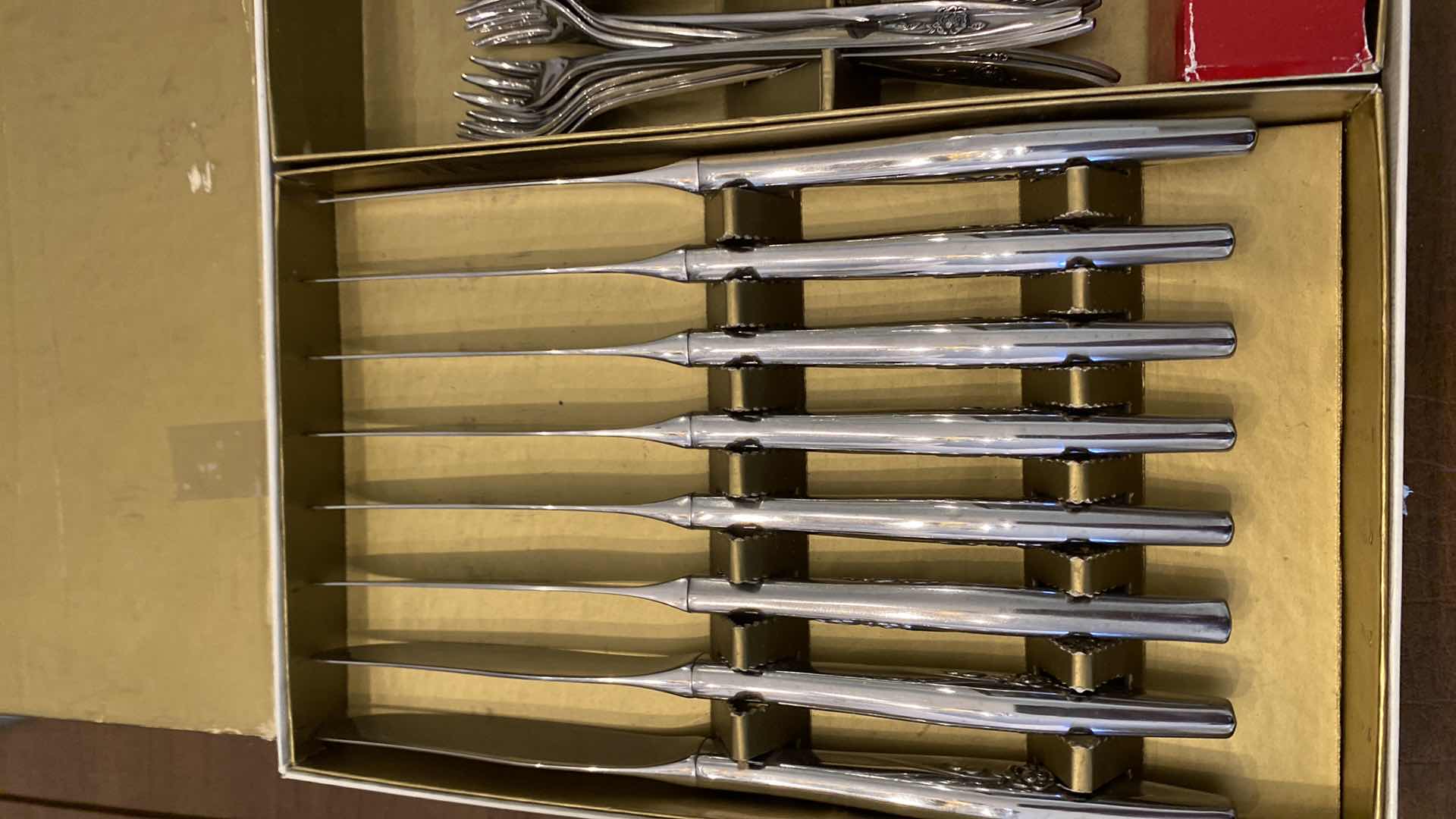 Photo 1 of ONEIDACRAFT DELUXE STAINLESS 73 PIECES - SERVICE FOR 8