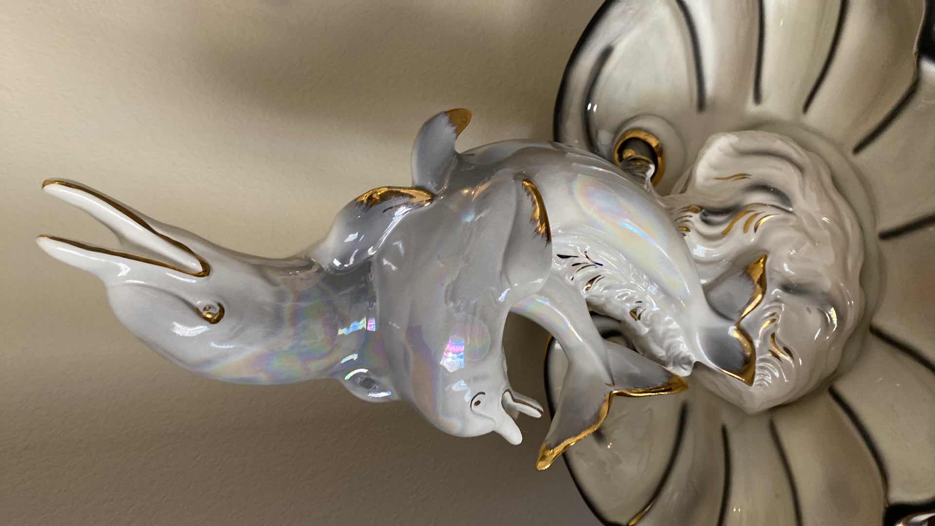 Photo 1 of RARE ANTIQUE CAPODIMONTE FOUNTAIN 20” X 60”