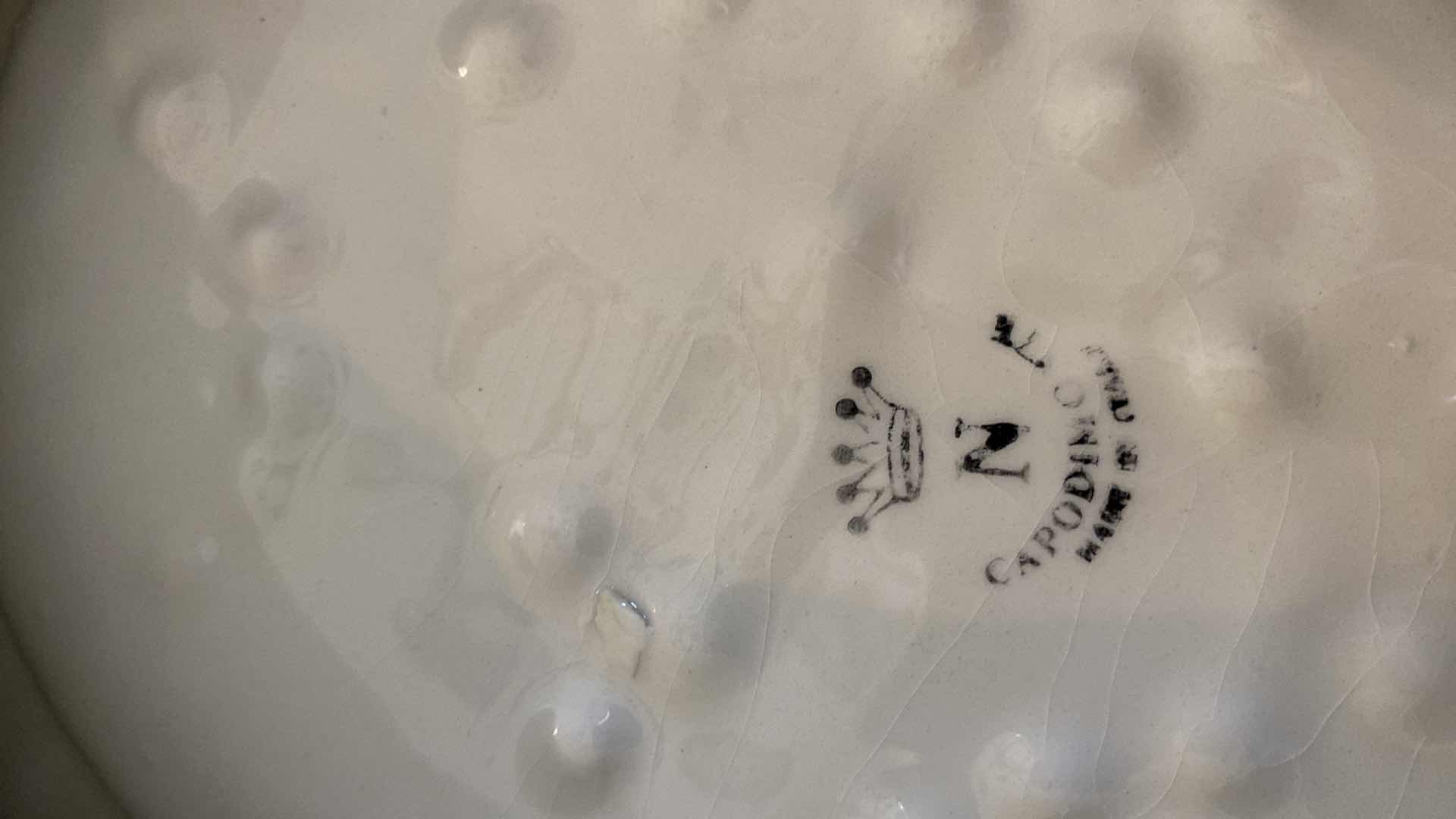 Photo 1 of RARE ANTIQUE CAPODIMONTE FOUNTAIN 20” X 60”