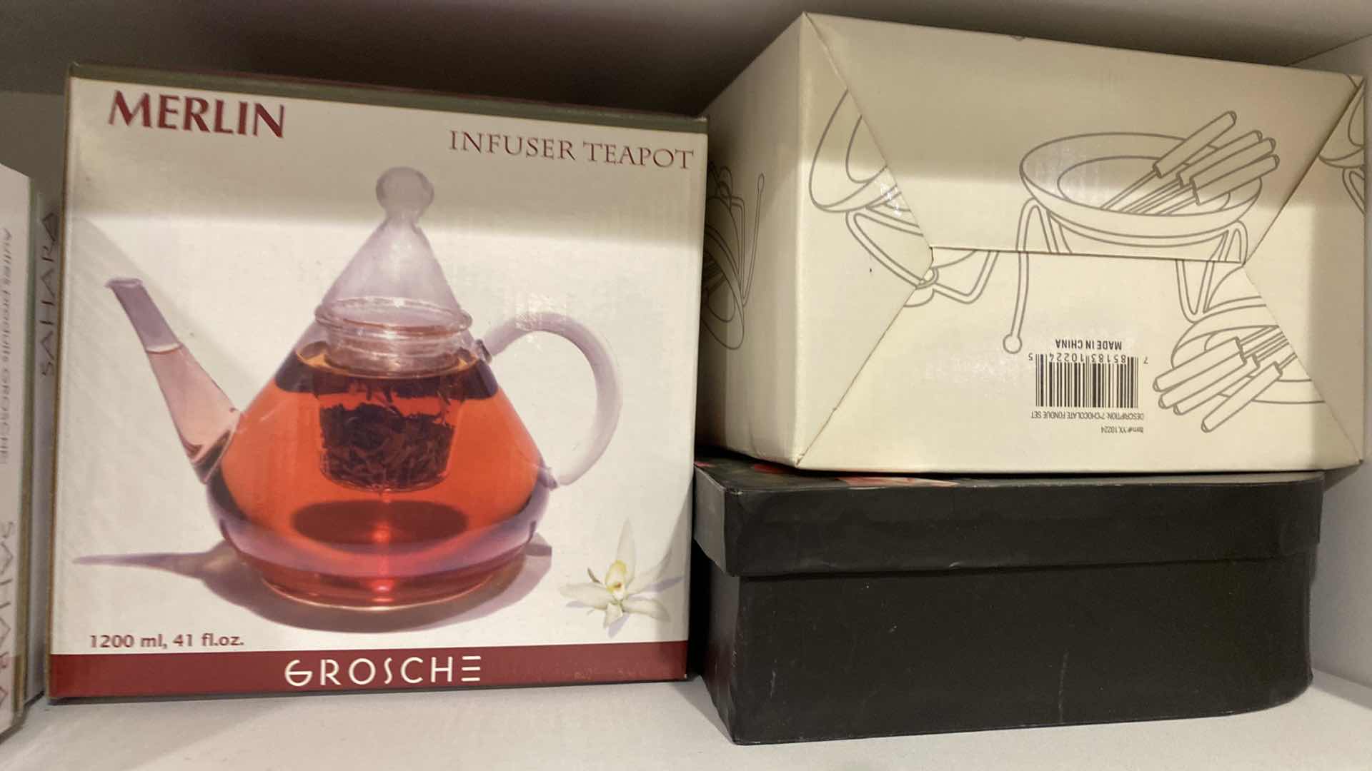 Photo 1 of 1 SHELF BUTLERS PANTRY CABINET TEAPOT, CANDLES AND MORE