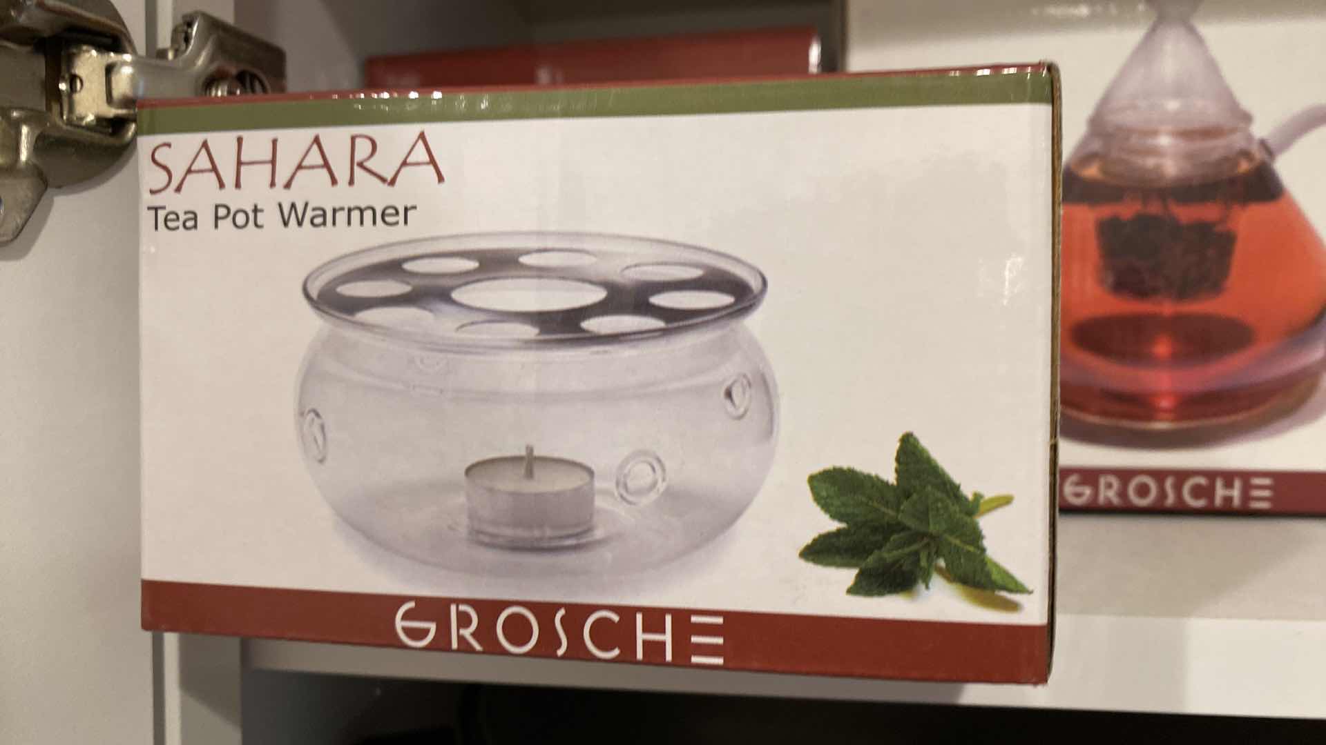 Photo 1 of 1 SHELF BUTLERS PANTRY CABINET TEAPOT, CANDLES AND MORE