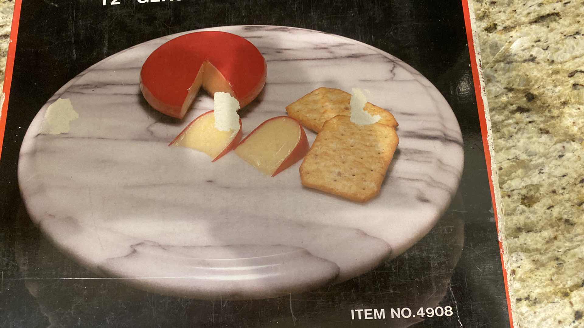 Photo 1 of 12” MARBLE LAZY SUSAN