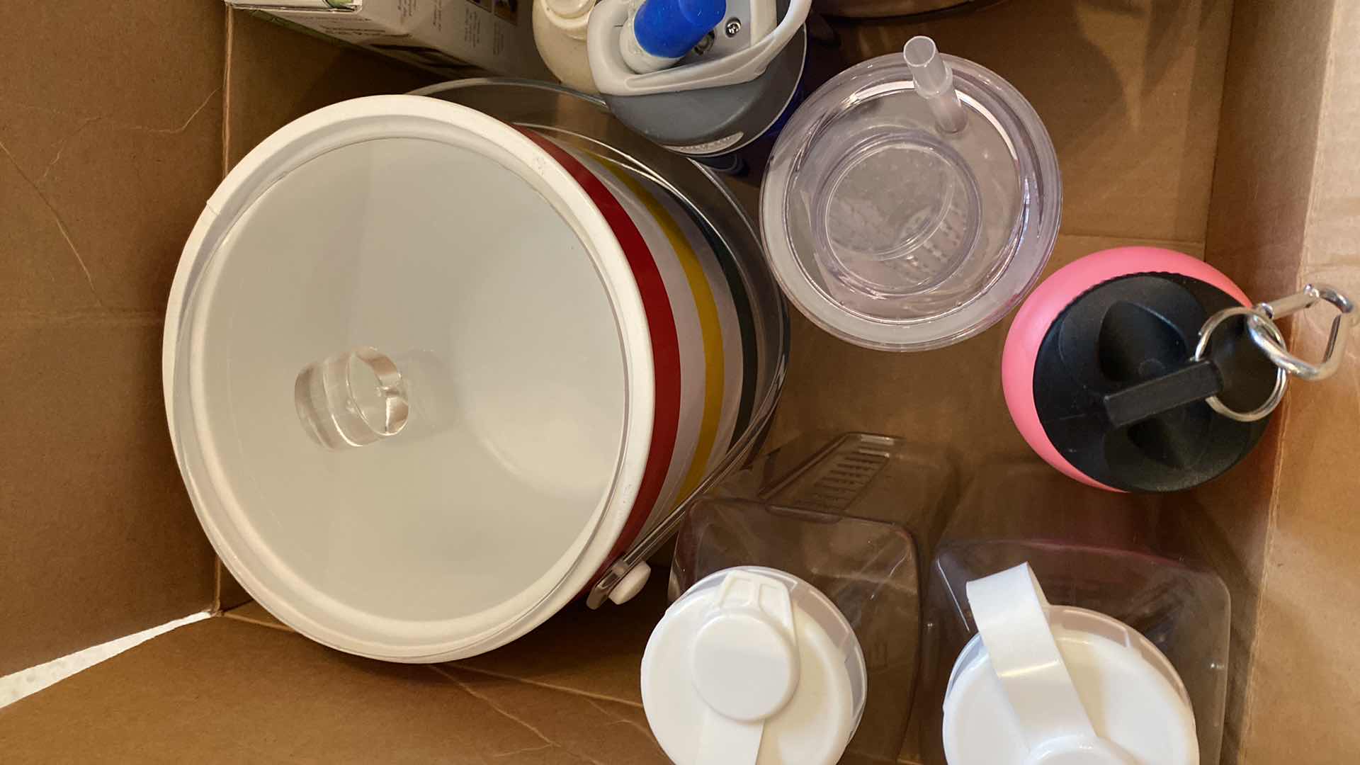 Photo 1 of CONTENTS OF BOX - ICE BUCKET, POPCORN BOWL AND MORE