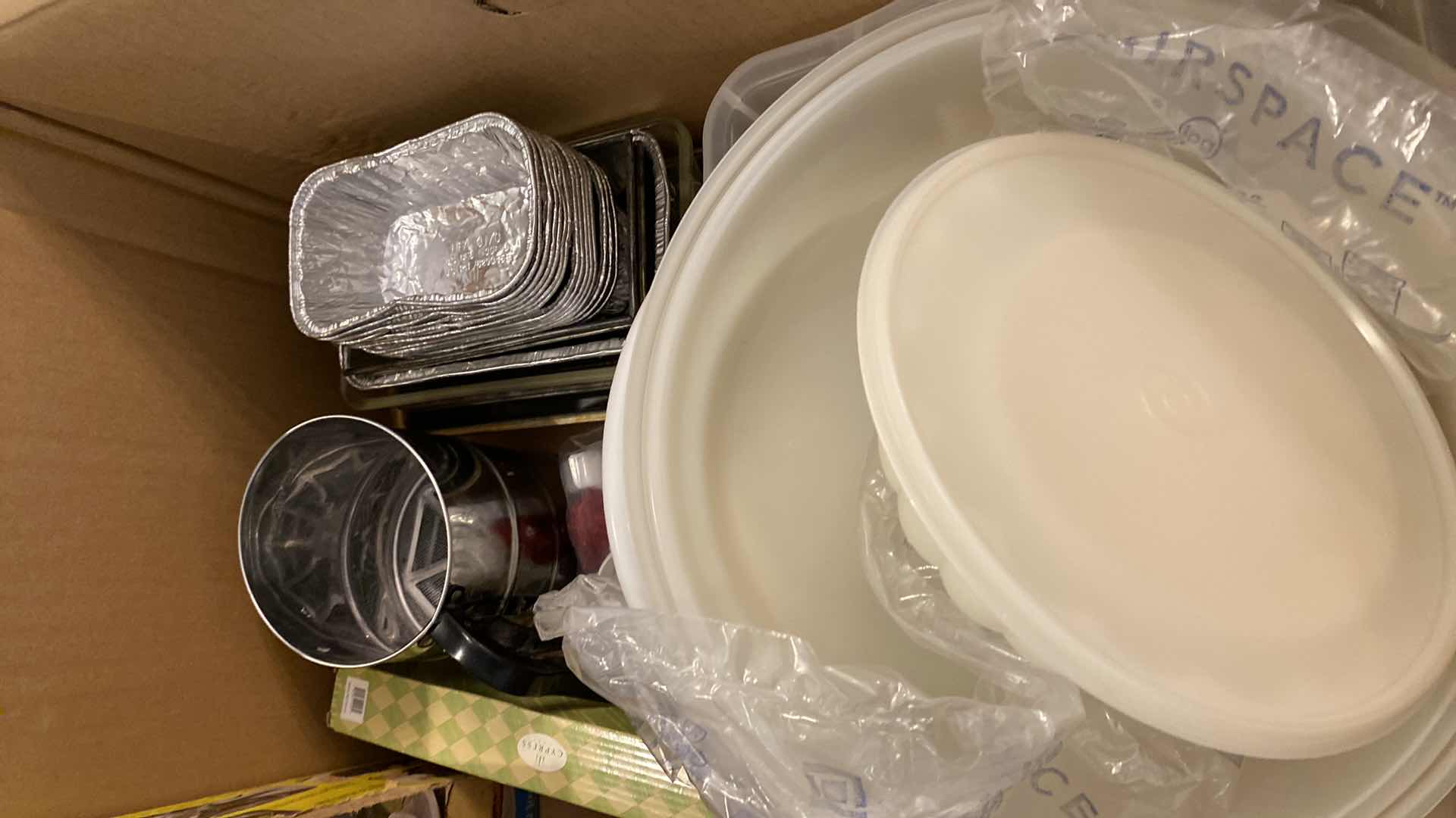 Photo 3 of CONTENTS OF BOX - BUNDT PAN AND ASSORTED BAKING ITEMS