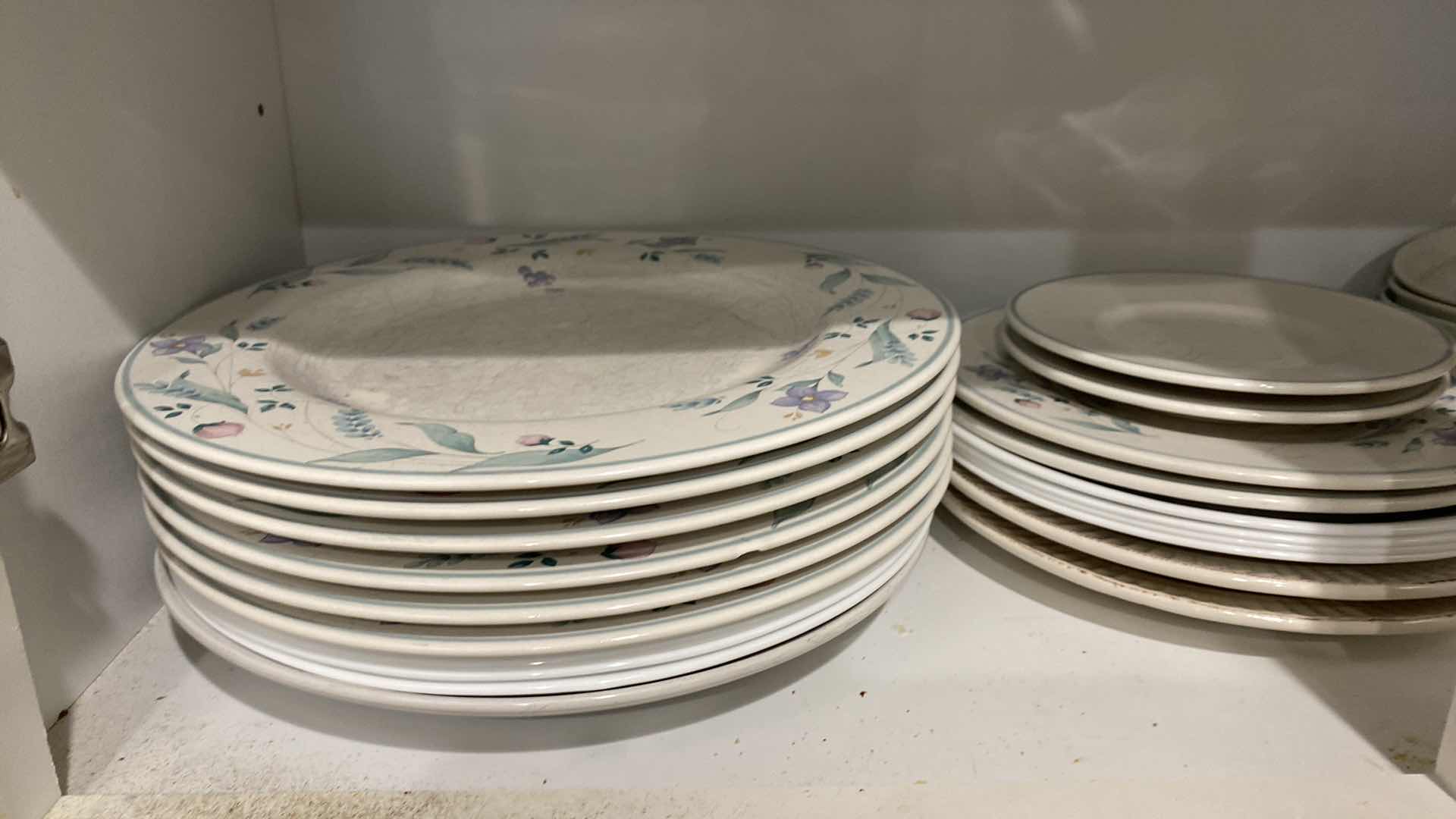 Photo 1 of CONTENTS OF CABINET DISHES