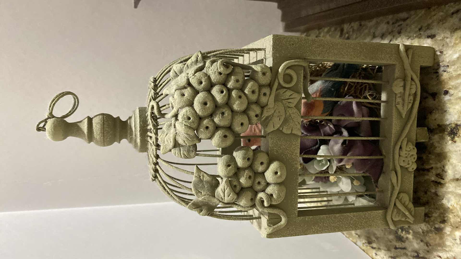 Photo 1 of PAIR OF BIRD CAGE DECOR LARGEST 14“ x 12“ H 19”