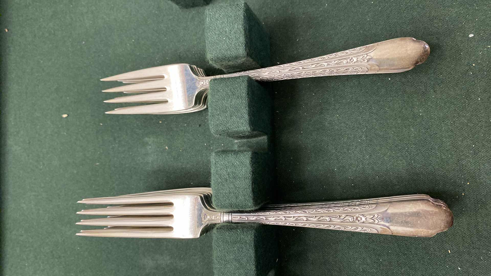 Photo 1 of 48 PIECES STERLING SILVER WITH MAKERS STAMP