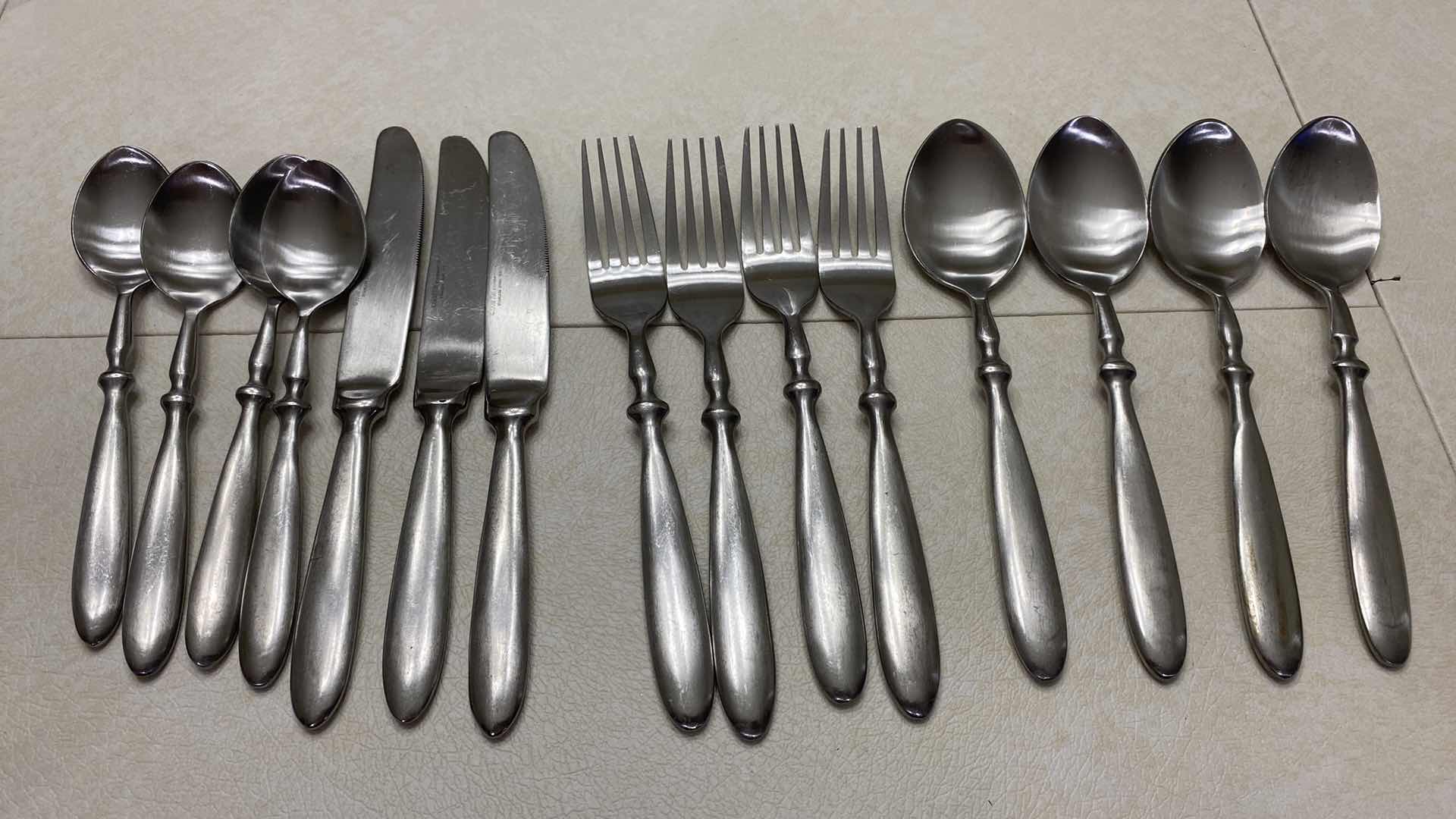 Photo 1 of HAMPTON SILVERSMITHS STAINLESS 15 PIECES