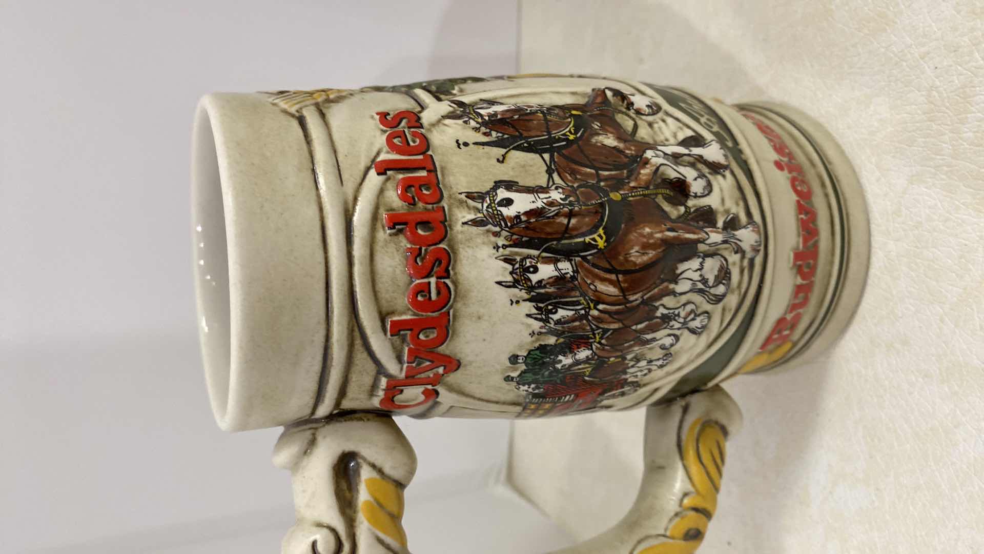 Photo 1 of BUDWEISER CLYDESDALES BEER STEINS