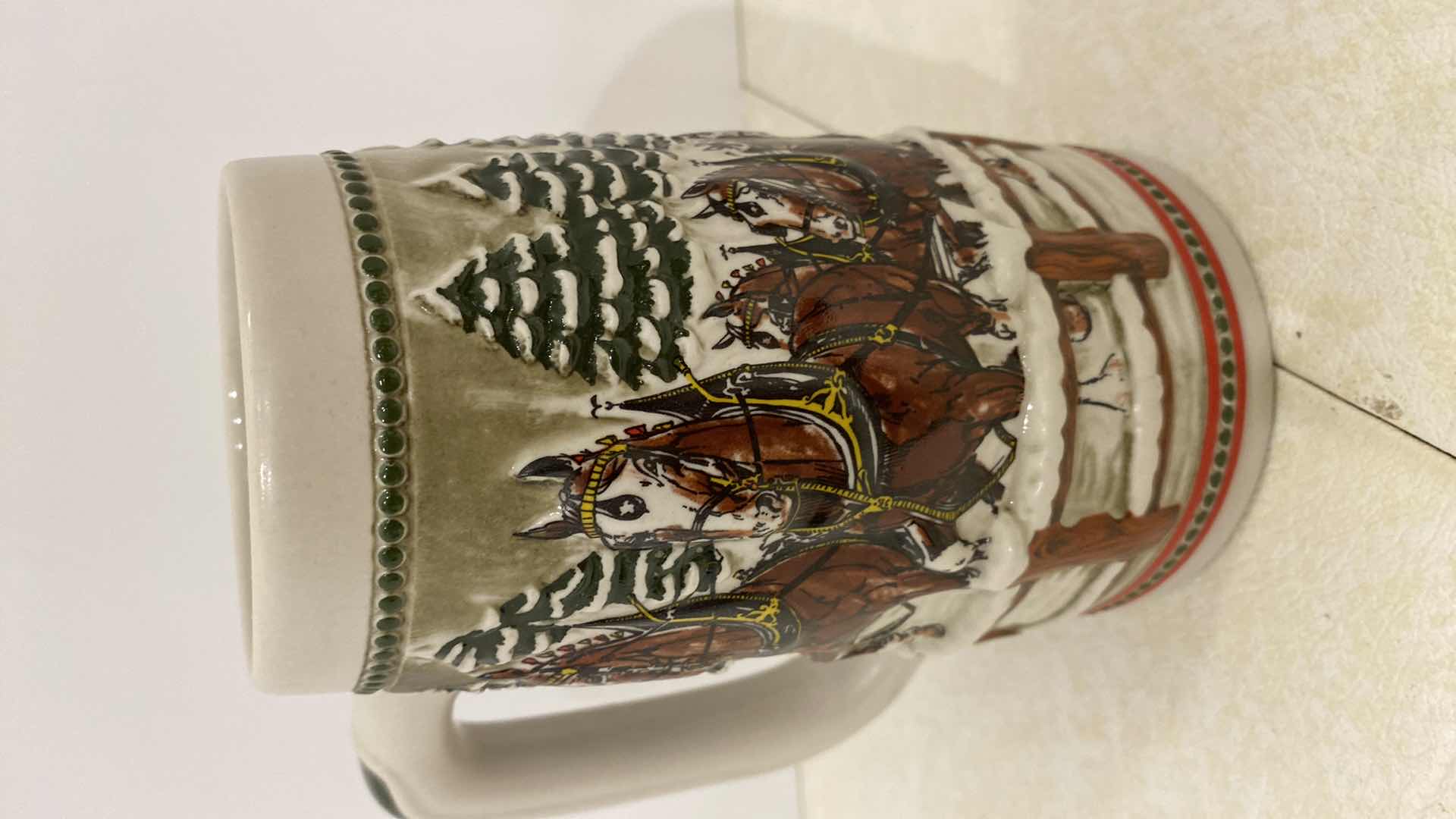 Photo 1 of BUDWEISER CLYDESDALES BEER STEINS