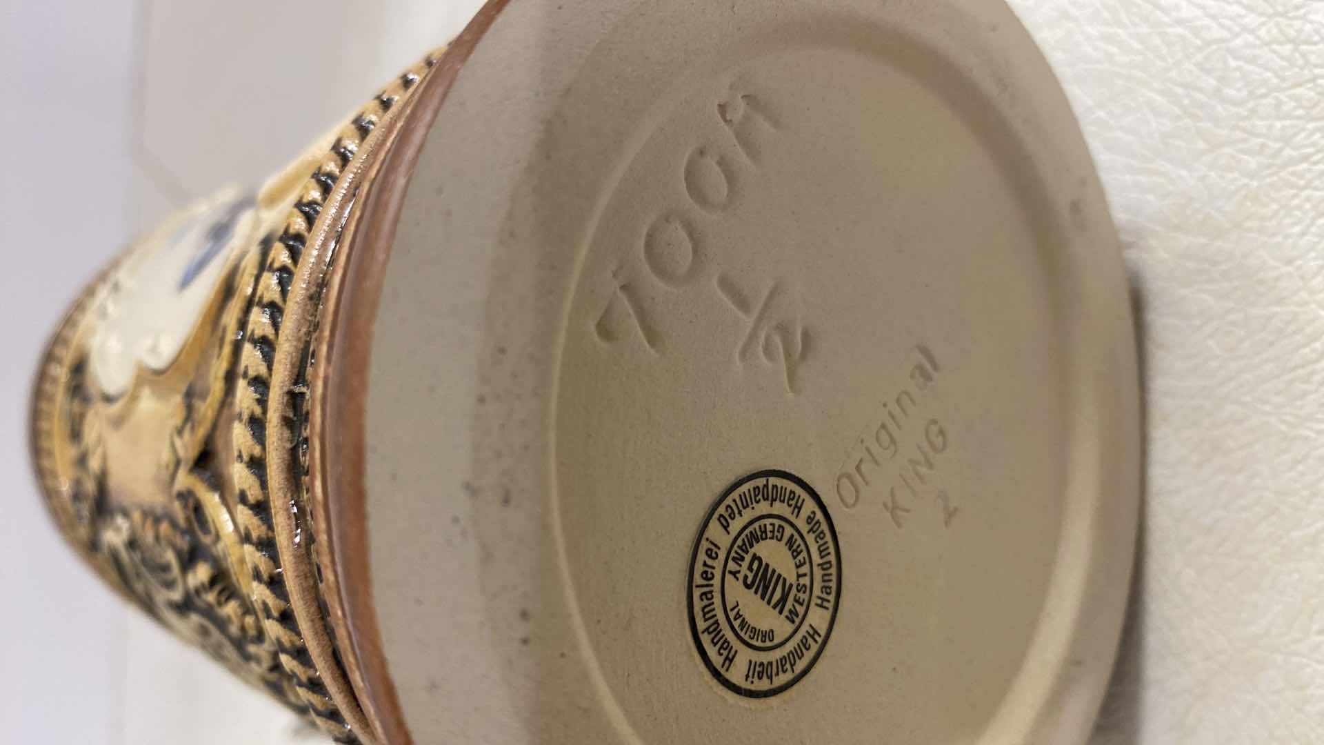 Photo 1 of PAIR OF GERMAN BEER STEINS