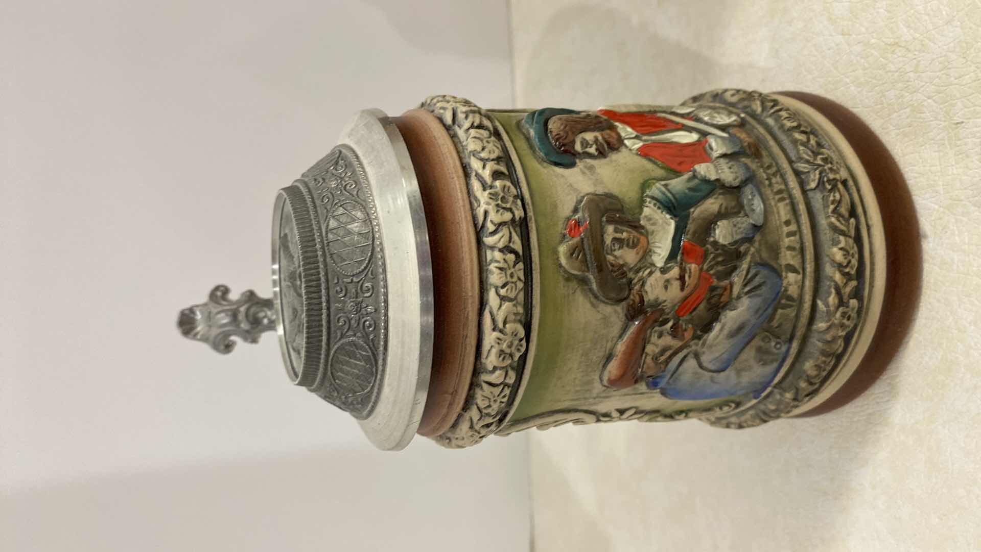 Photo 1 of PAIR OF GERMAN BEER STEINS