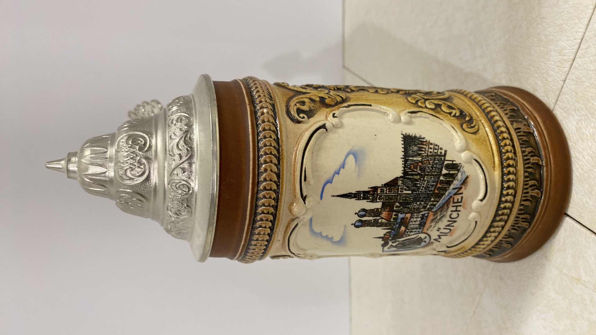 Photo 1 of PAIR OF GERMAN BEER STEINS