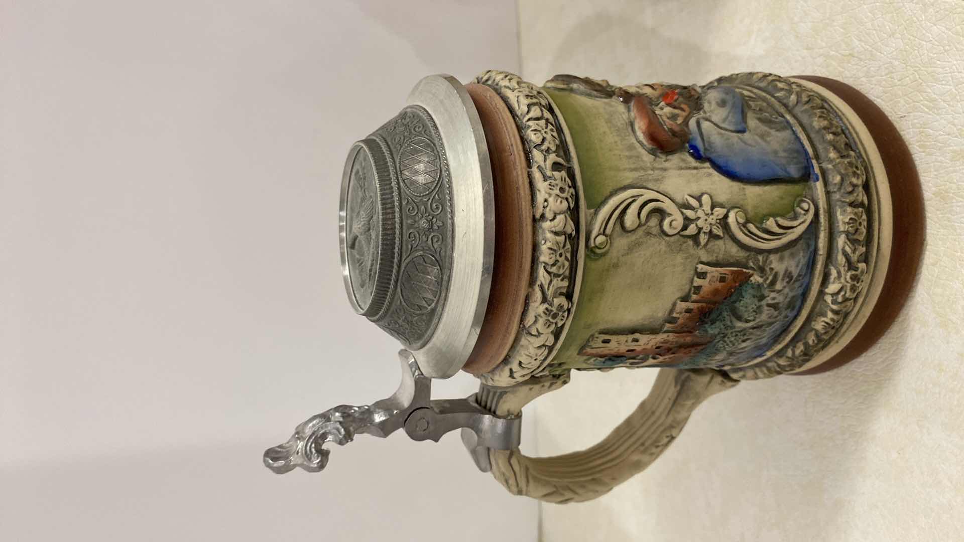 Photo 1 of PAIR OF GERMAN BEER STEINS