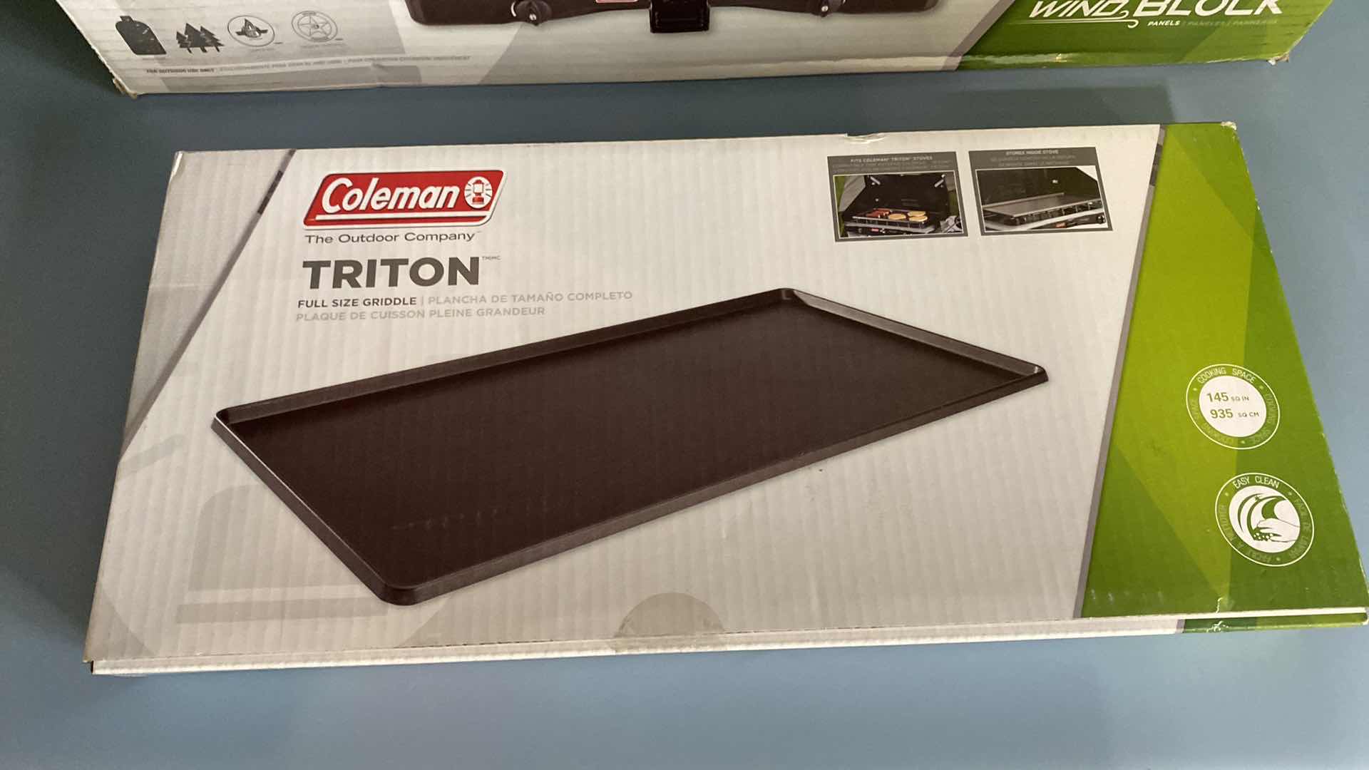 Photo 1 of COLEMAN TRITON CAMPING STOVE  AND GRIDDLE PAN