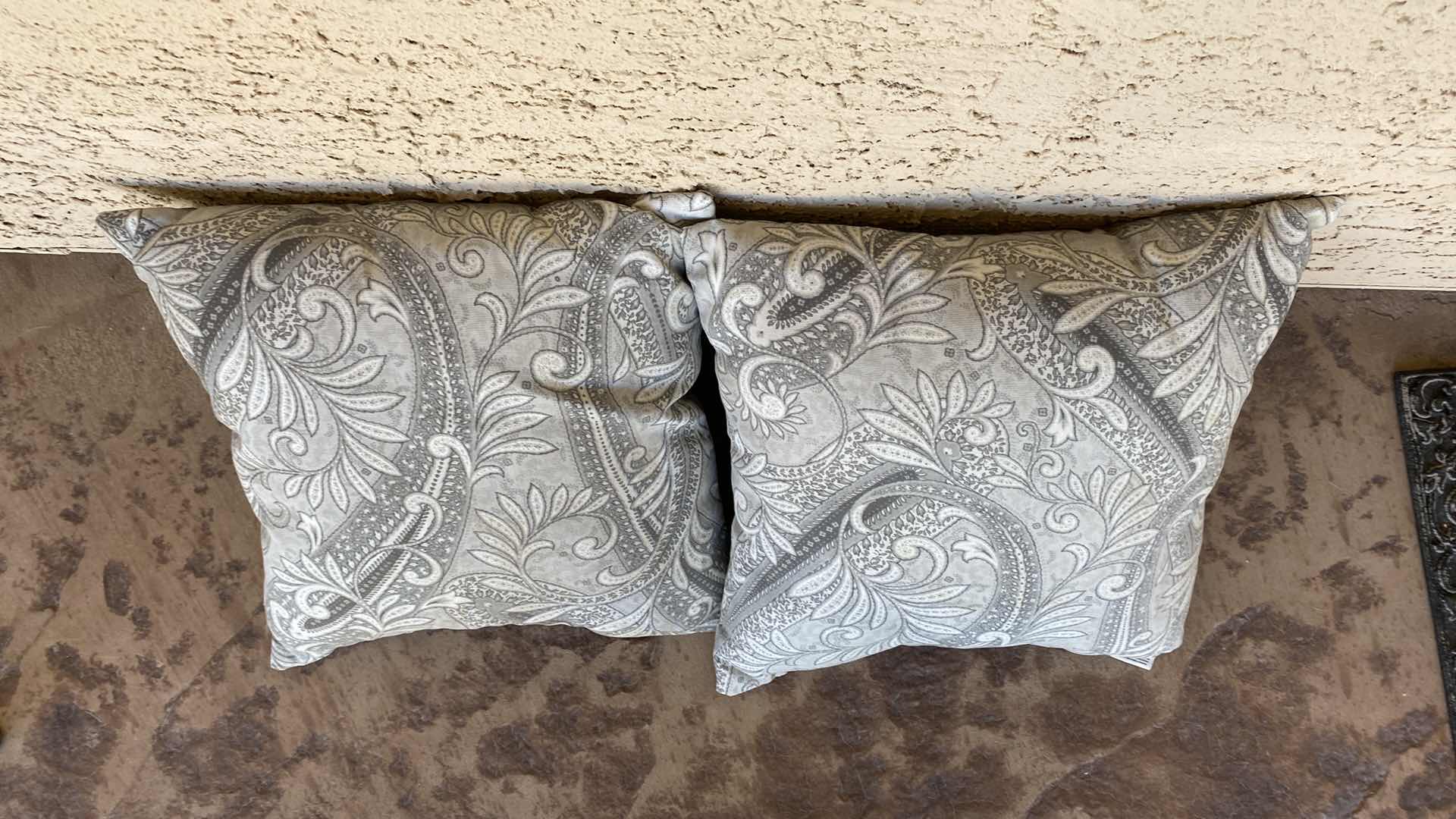 Photo 1 of PAIR OF OUTDOOR PILLOWS 15”