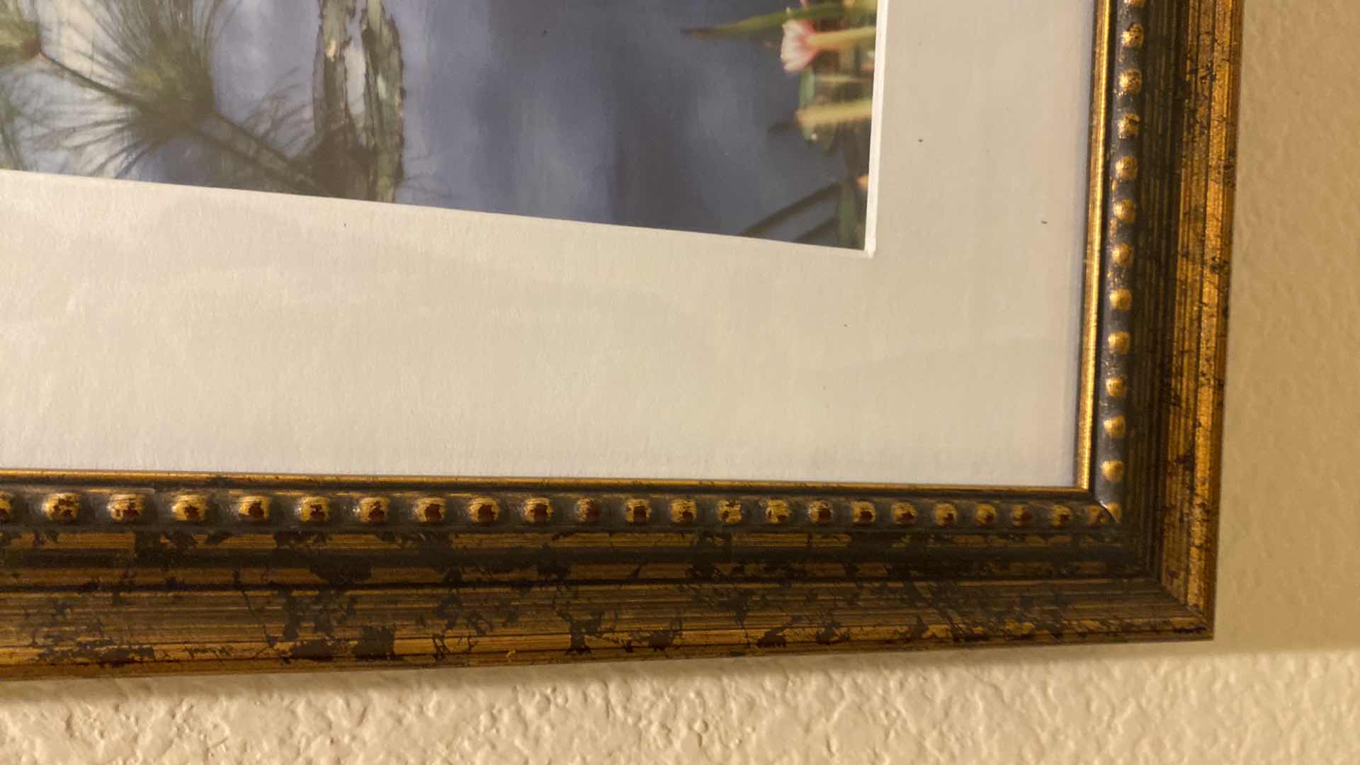 Photo 1 of FRAMED “ITALIAN GARDEN” SIGNED ARTWORK 17 1/2” x 21 1/2”