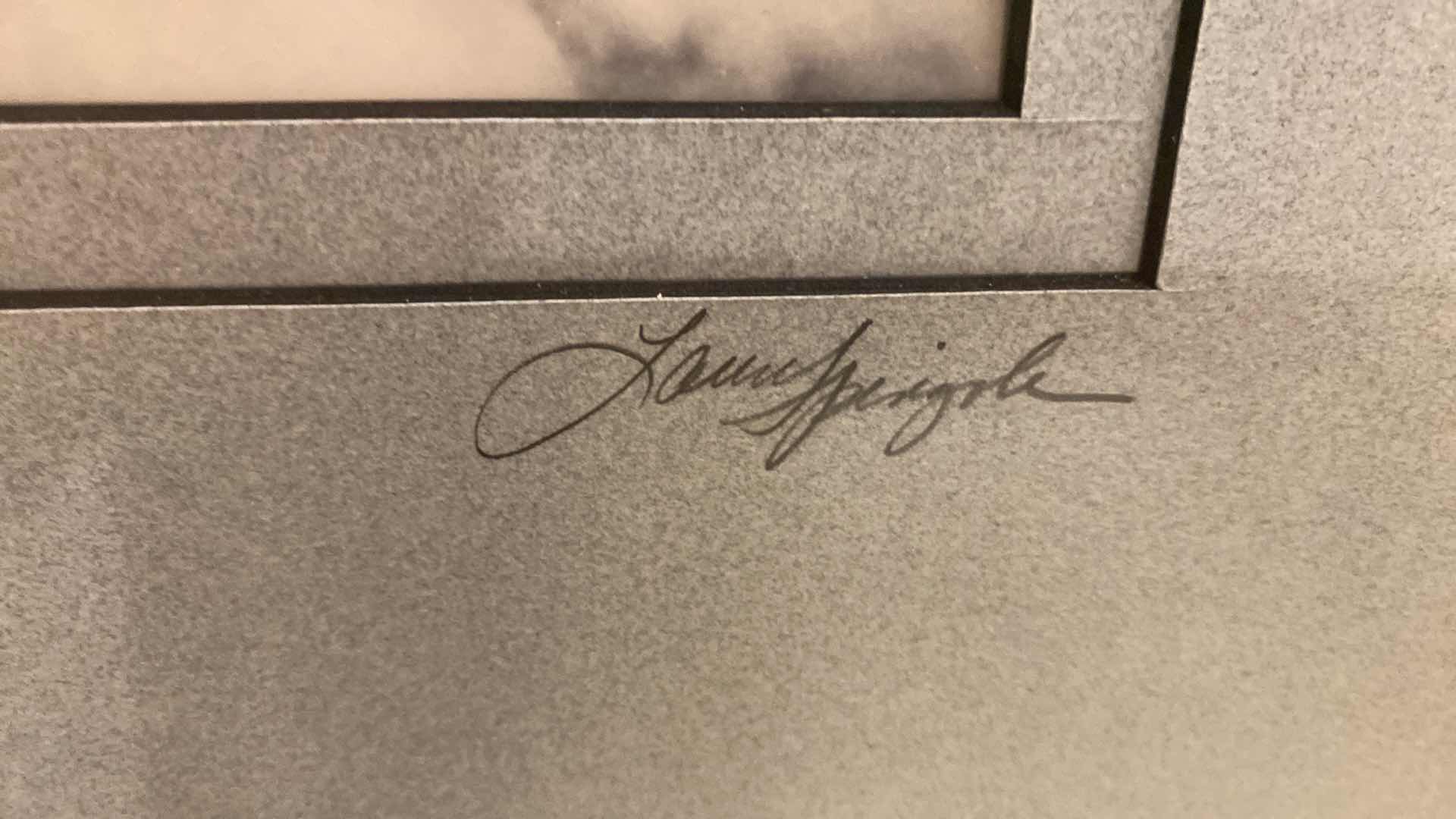 Photo 1 of FRAMED “WINTER RESPITE/CHICAGO” SIGNED ARTWORK 24” X 32”