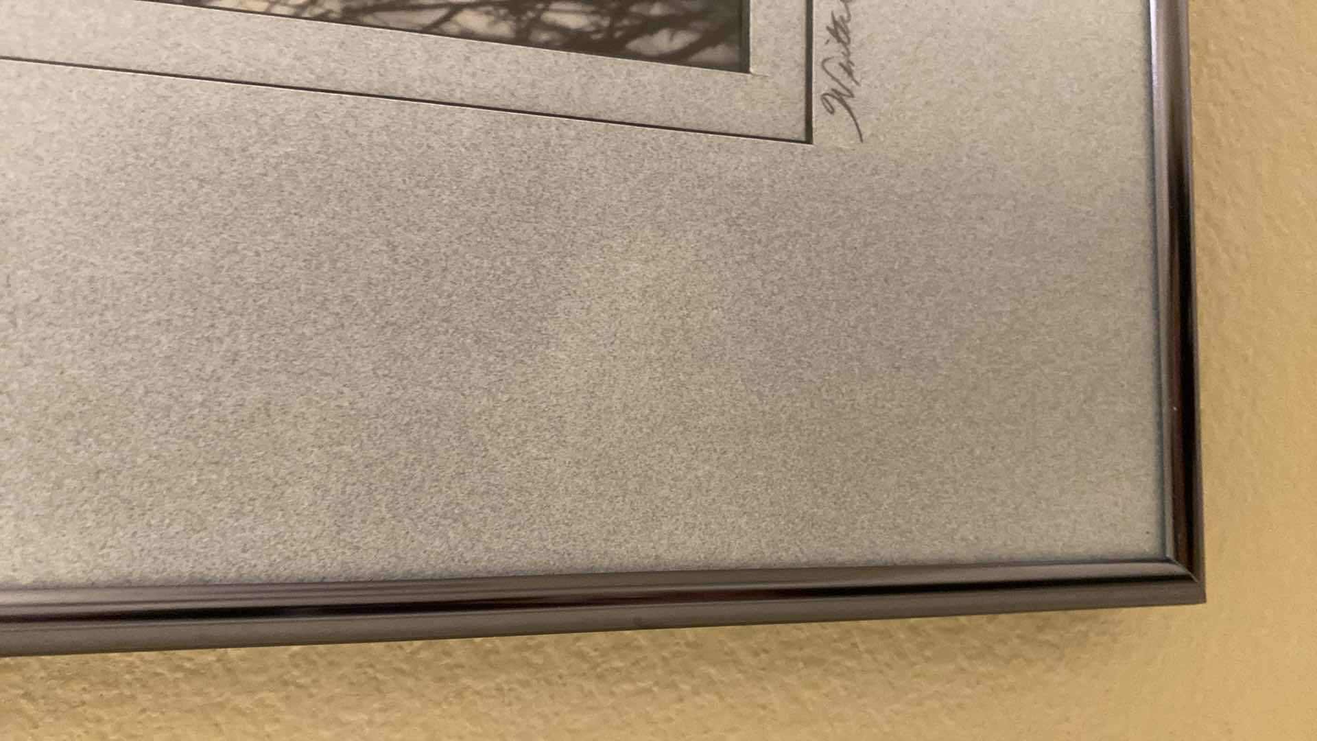 Photo 1 of FRAMED “WINTER RESPITE/CHICAGO” SIGNED ARTWORK 24” X 32”