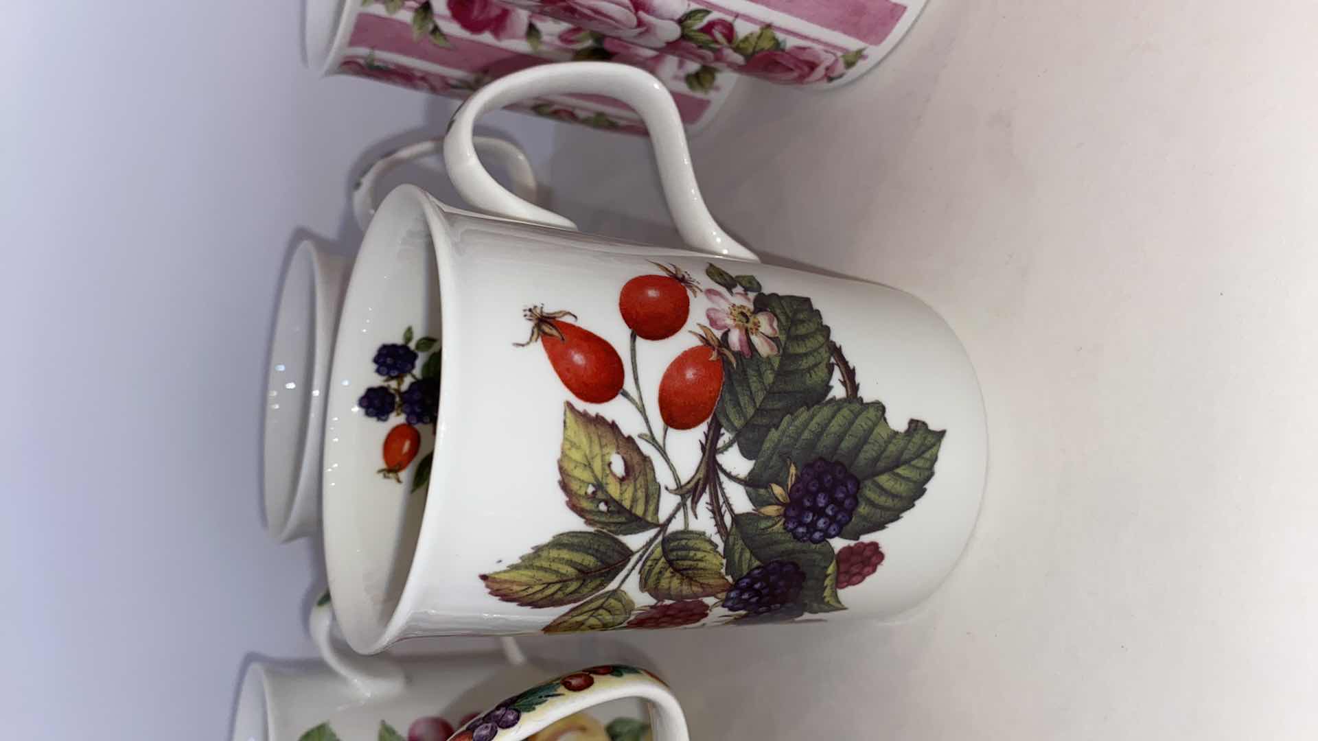 Photo 1 of ROY KIRKHAM FINE BONE CHINA COFFEE CUP ASSORTMENT 0F 10