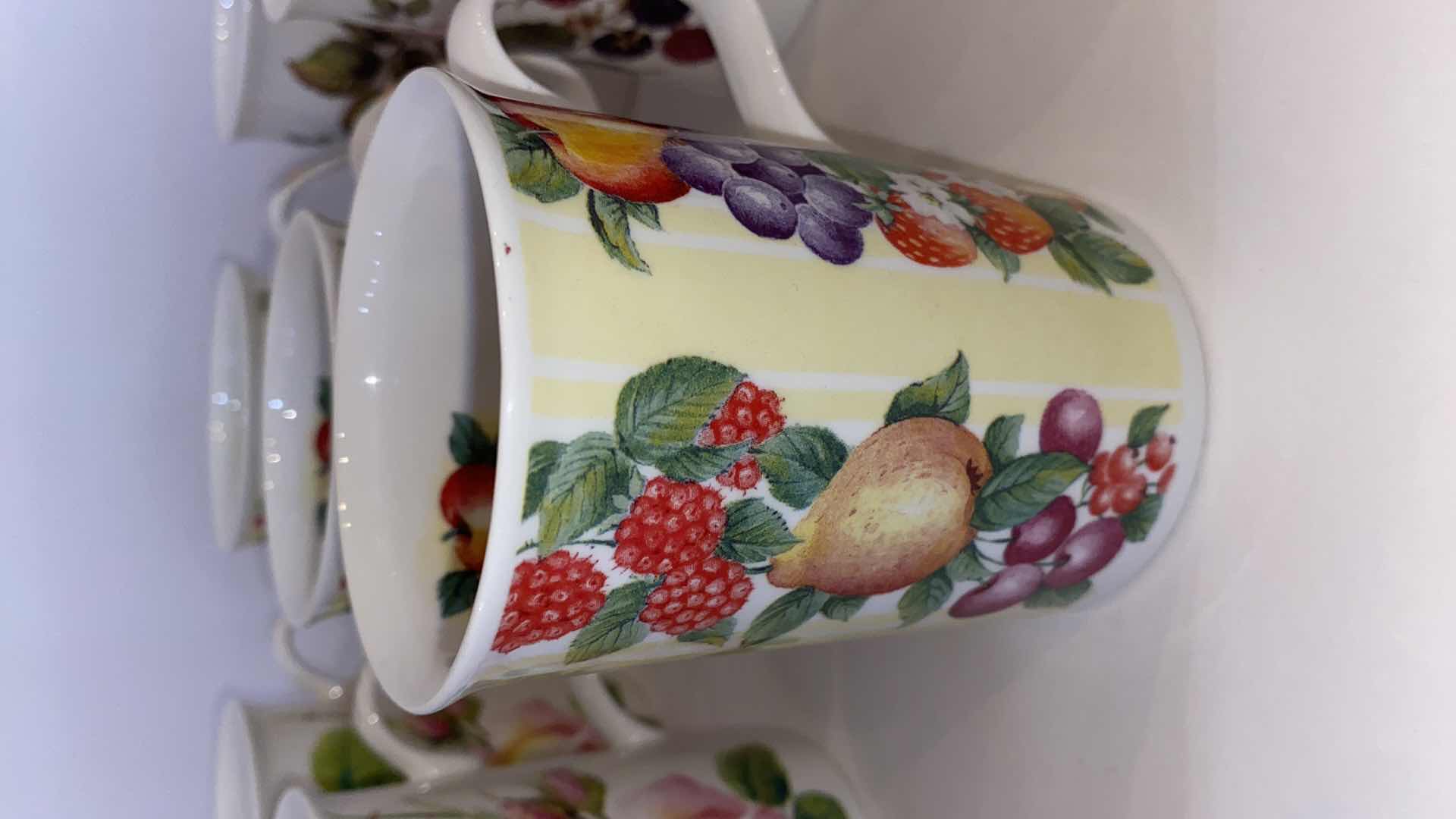 Photo 1 of ROY KIRKHAM FINE BONE CHINA COFFEE CUP ASSORTMENT 0F 10