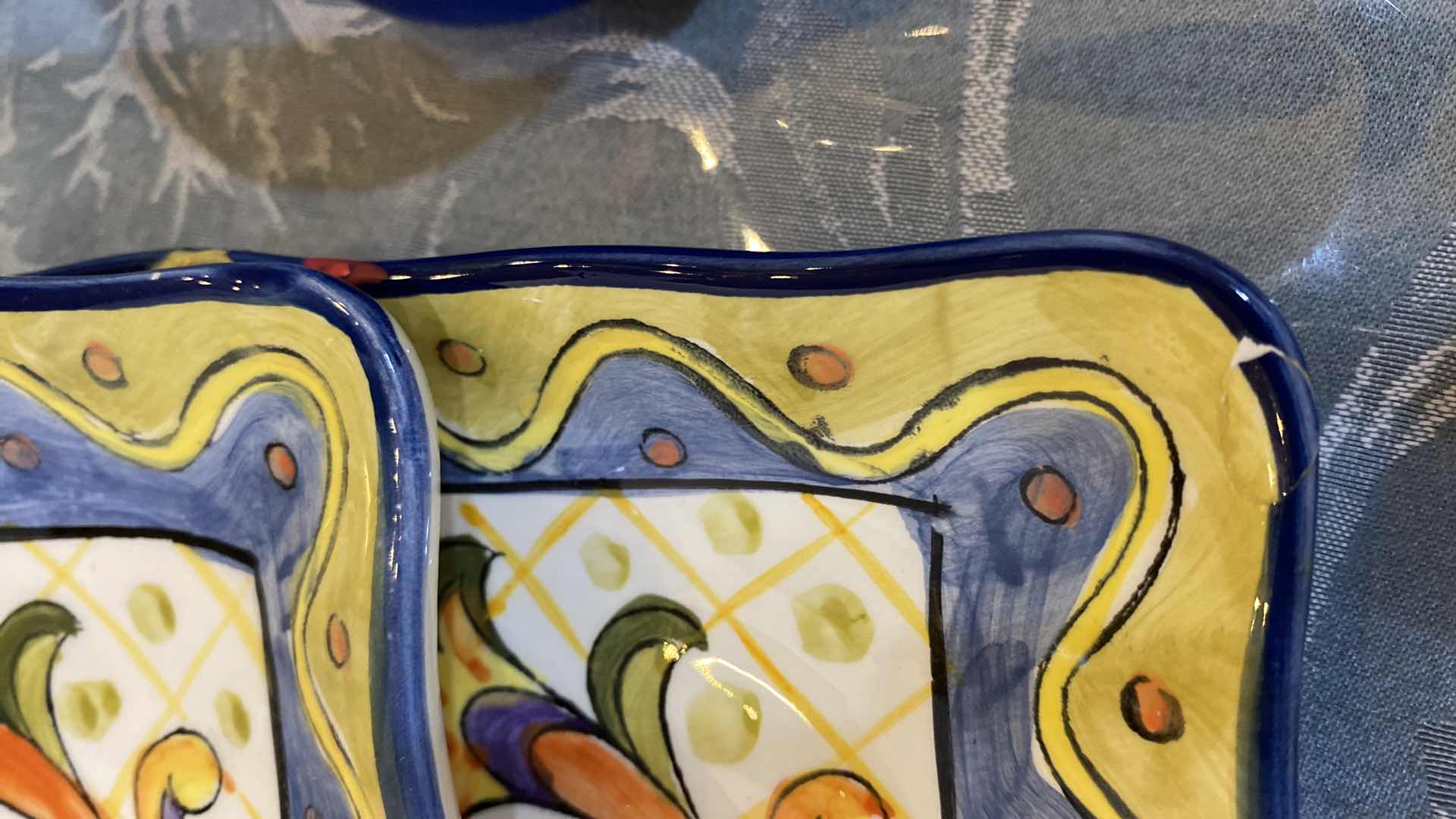 Photo 1 of PAIR OF MAXCERA ROOSTER PLATES 9” AND PAIR OF TOYA CHINA DECORATIVE BOWLS 7.5”