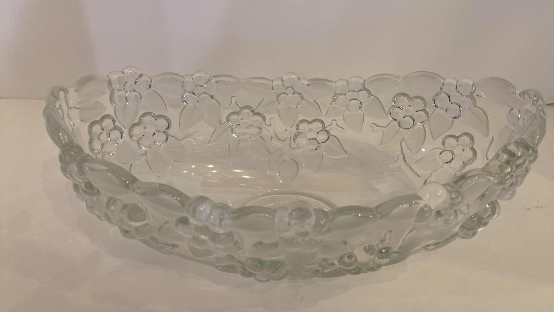 Photo 1 of CRYSTAL VASES 8” AND BOWL 10.5”