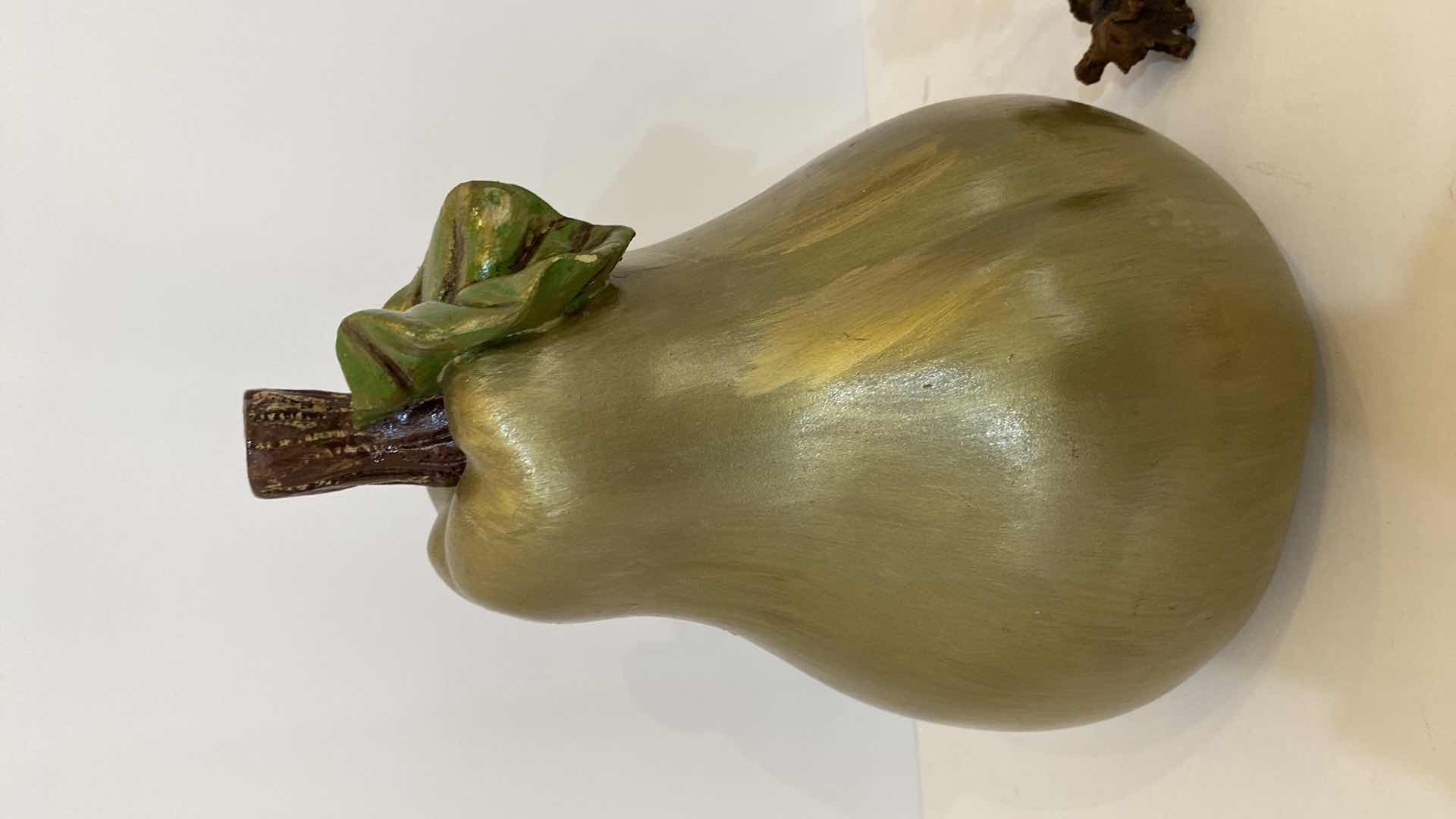 Photo 1 of WOOD EGGPLANT DECOR 10.5” AND MORE