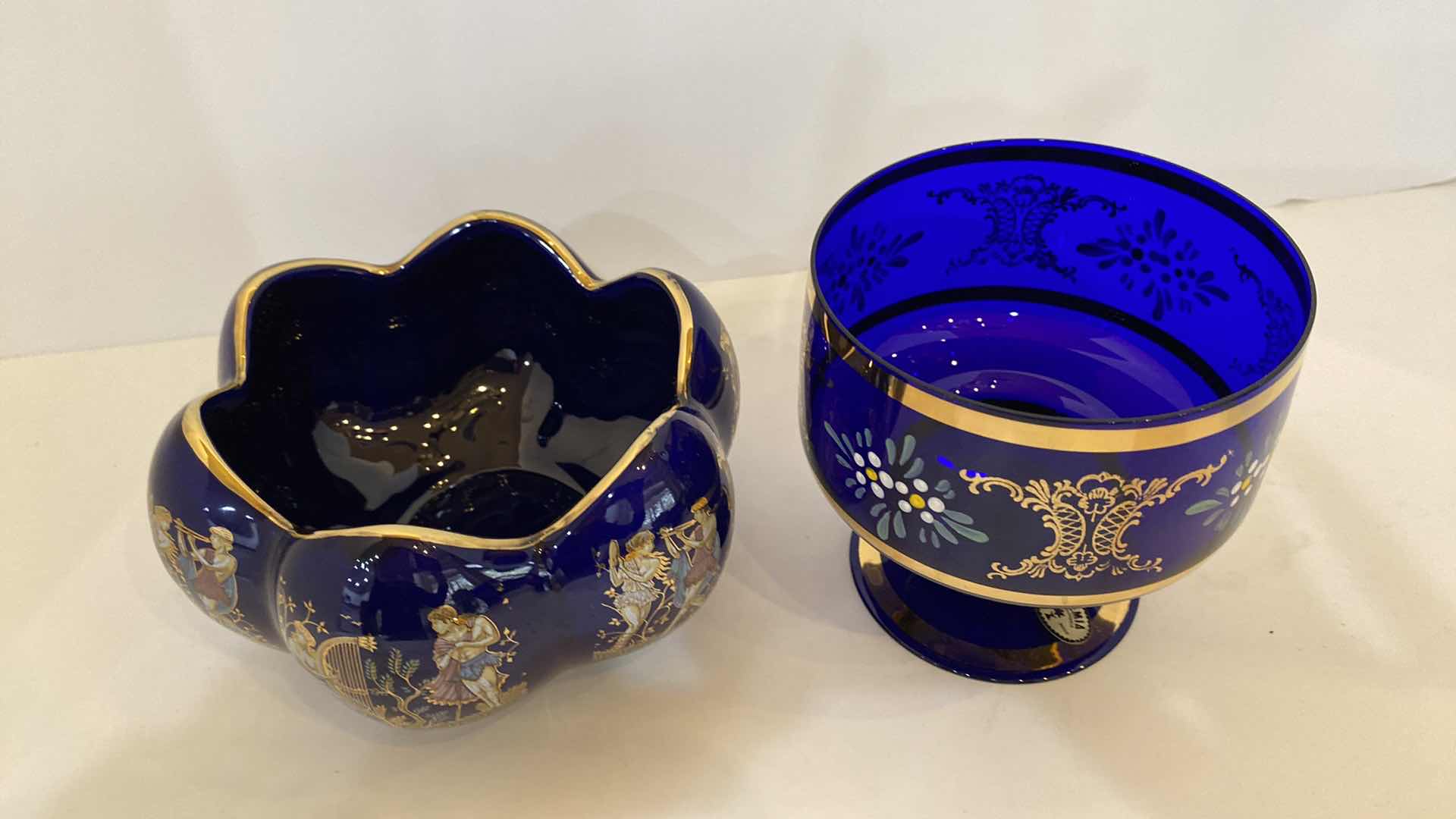 Photo 1 of HAND MADE IN GREECE WITH 24K GOLD RIMMING LARGEST 6” X 3.5”