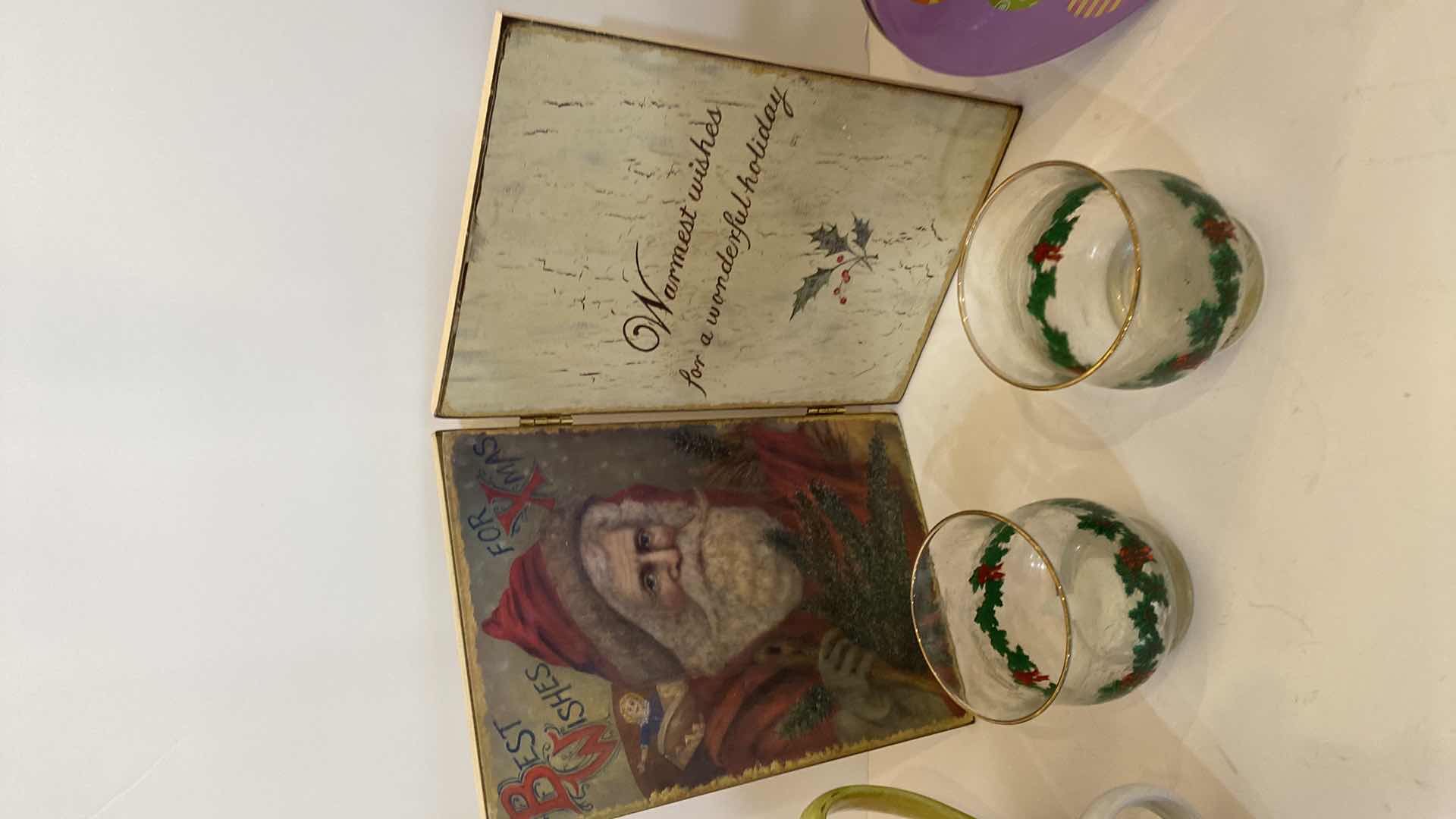 Photo 1 of ASSORTED HOLIDAY DECOR - EGG CANDLES FROM POTTERY BARN