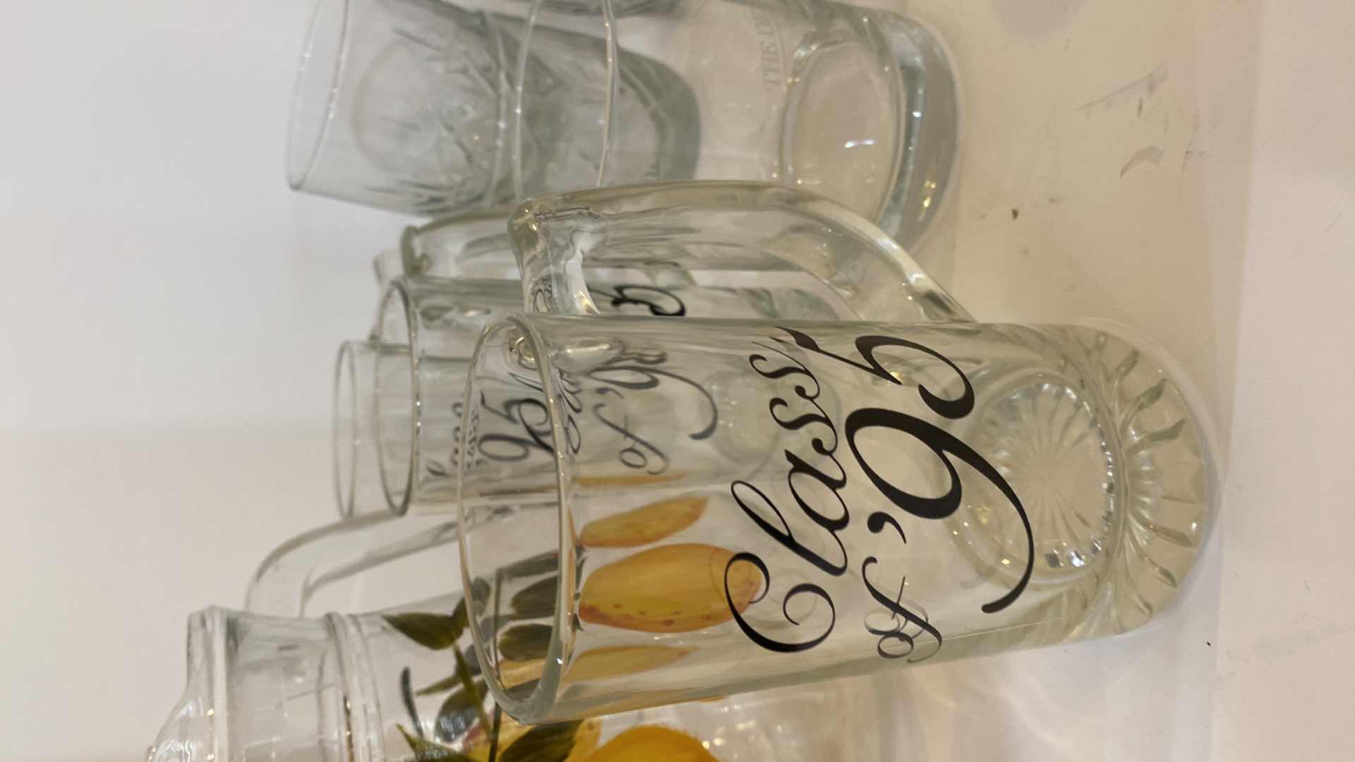 Photo 1 of ASSORTED GLASSWARE SHAKER AND PITCHER