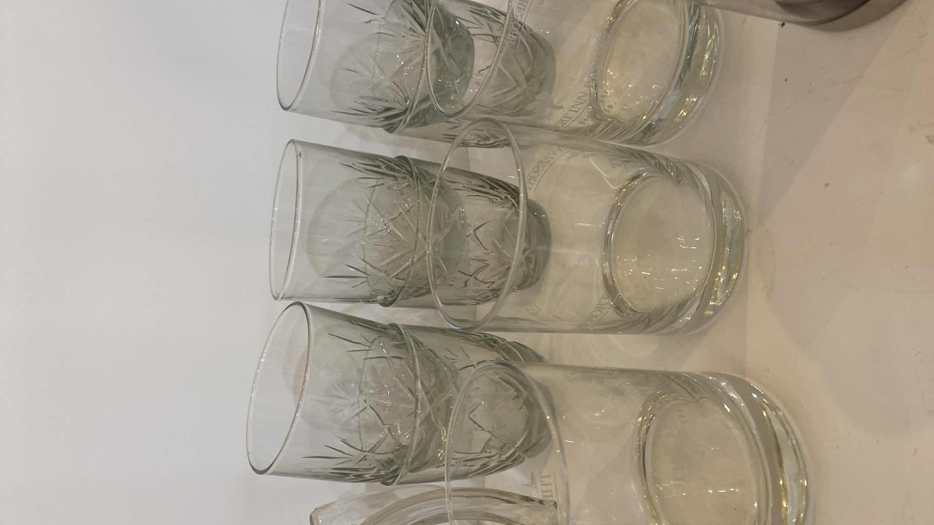 Photo 1 of ASSORTED GLASSWARE SHAKER AND PITCHER