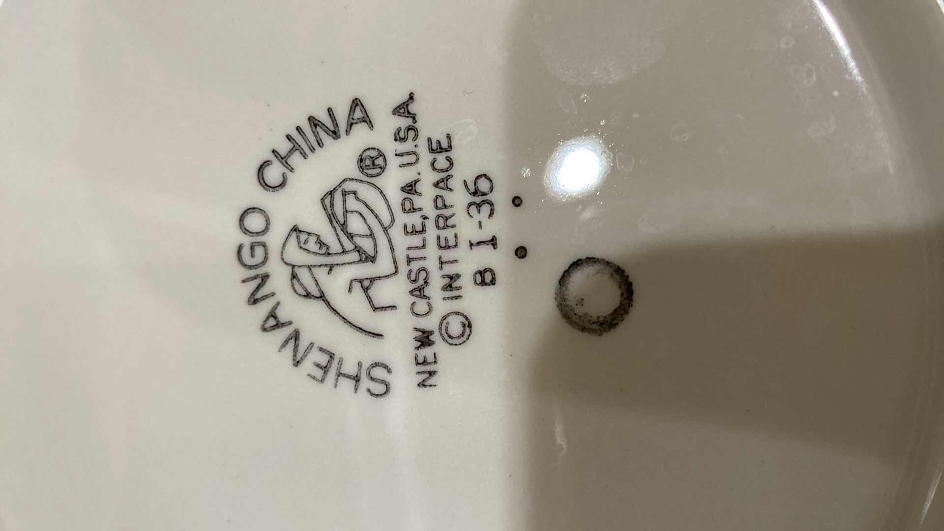 Photo 1 of 96 PIECES SHENAGO CHINA BY ANCHOR HOCKING