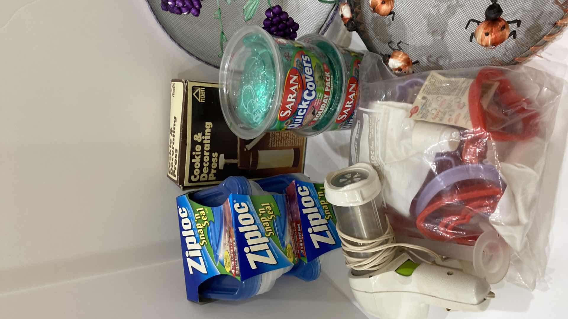 Photo 1 of KITCHEN ITEMS STORAGE COOKIE PRESS AND MORE